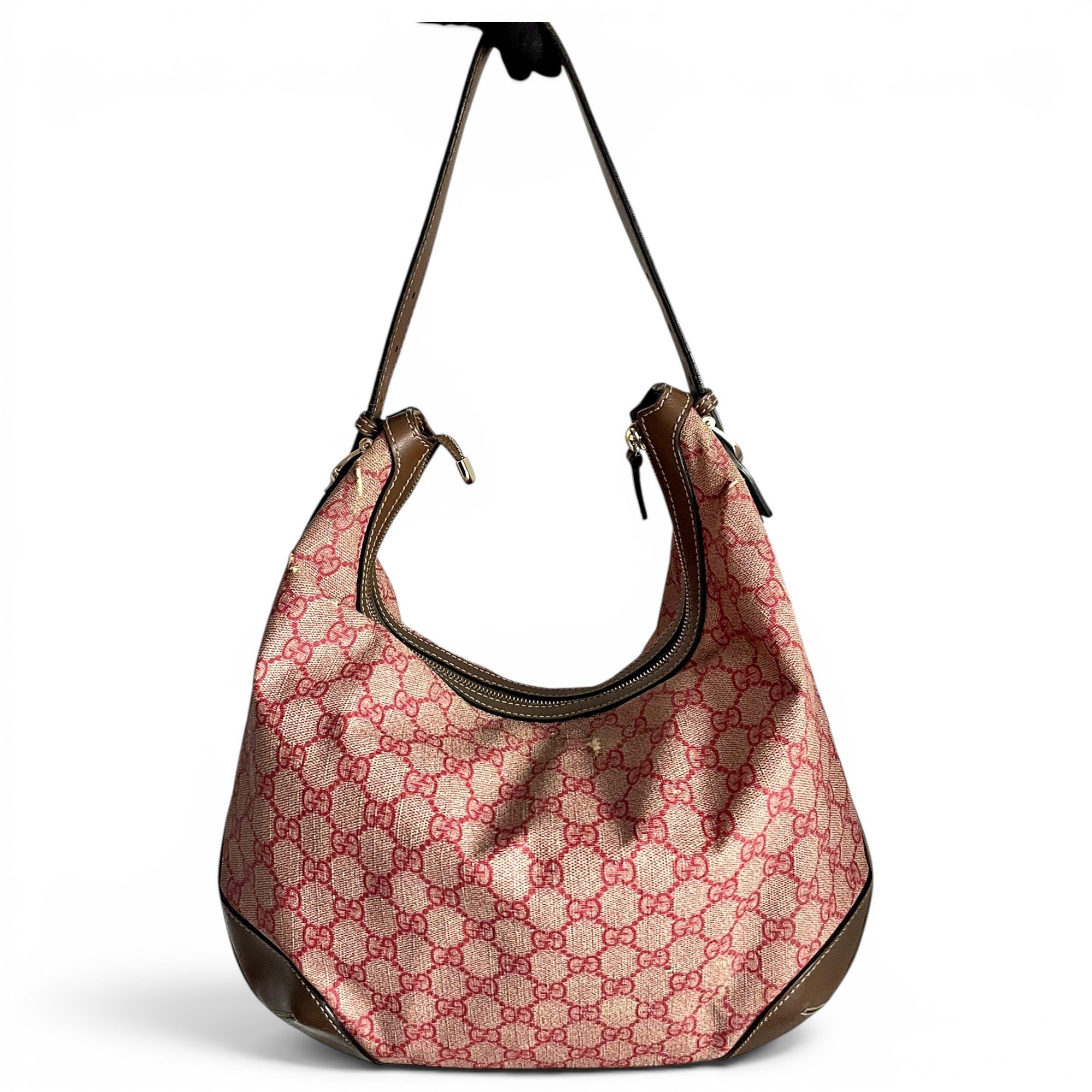 Hobo leather handbag