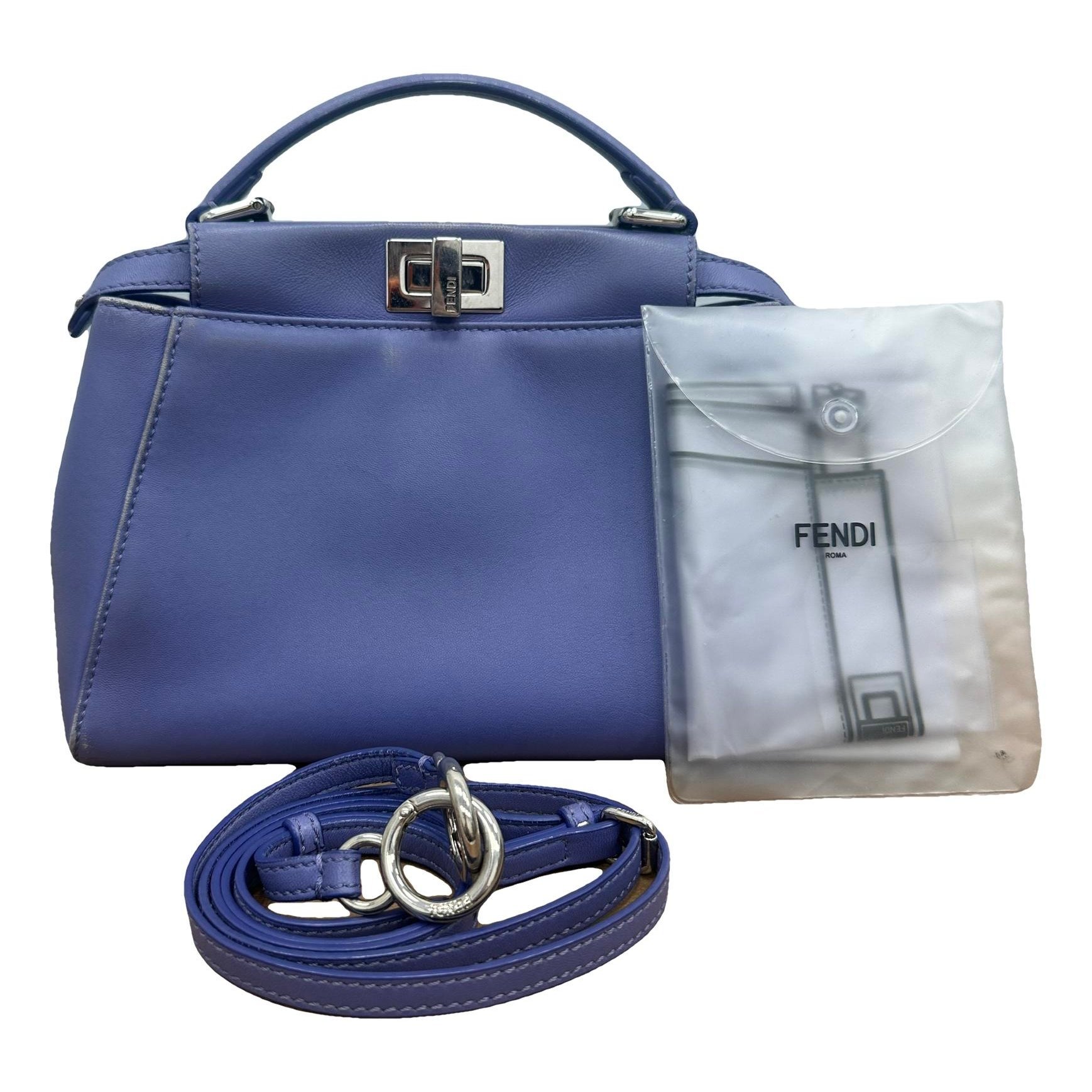 Peekaboo leather handbag