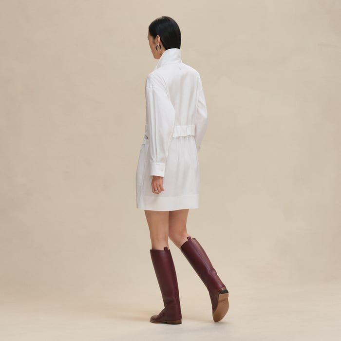 Blanc Short Polo Dress