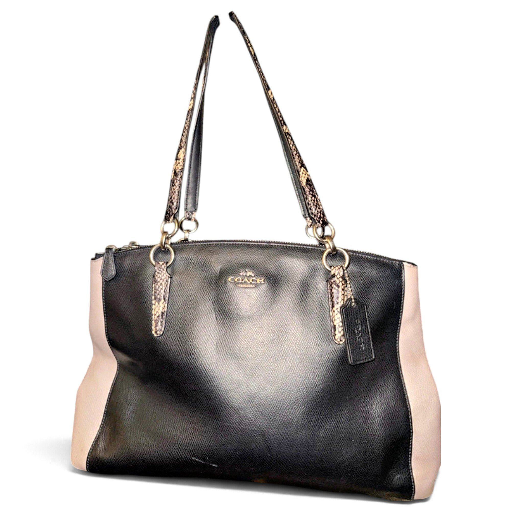 Leather handbag