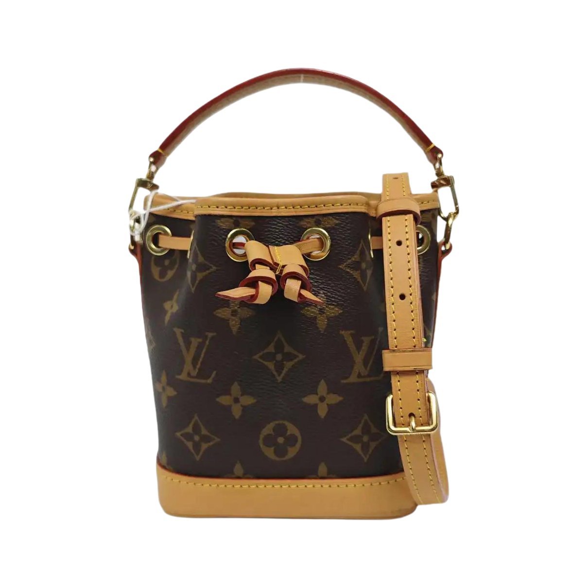 Nano Noé leather handbag