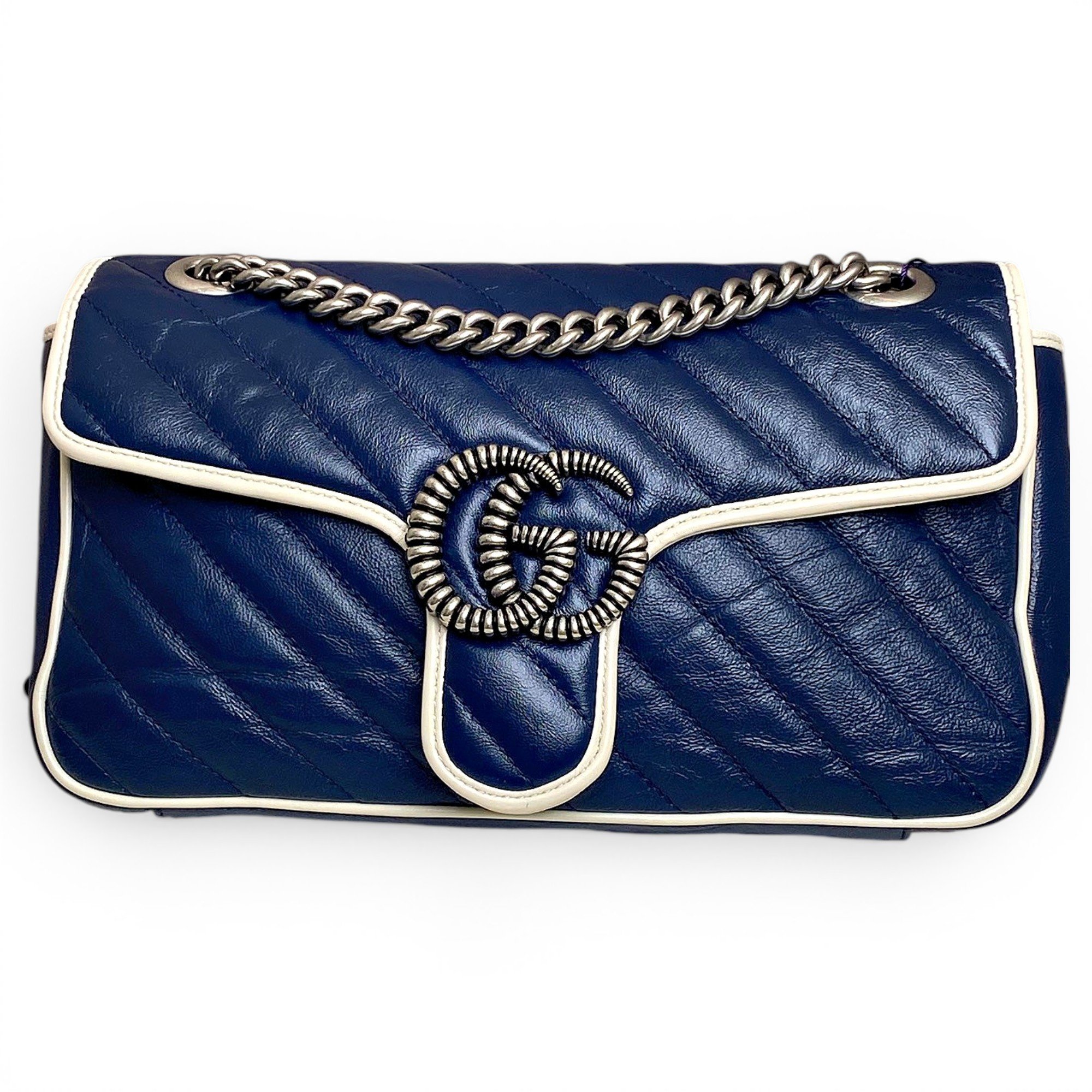 GG Marmont Flap leather crossbody bag