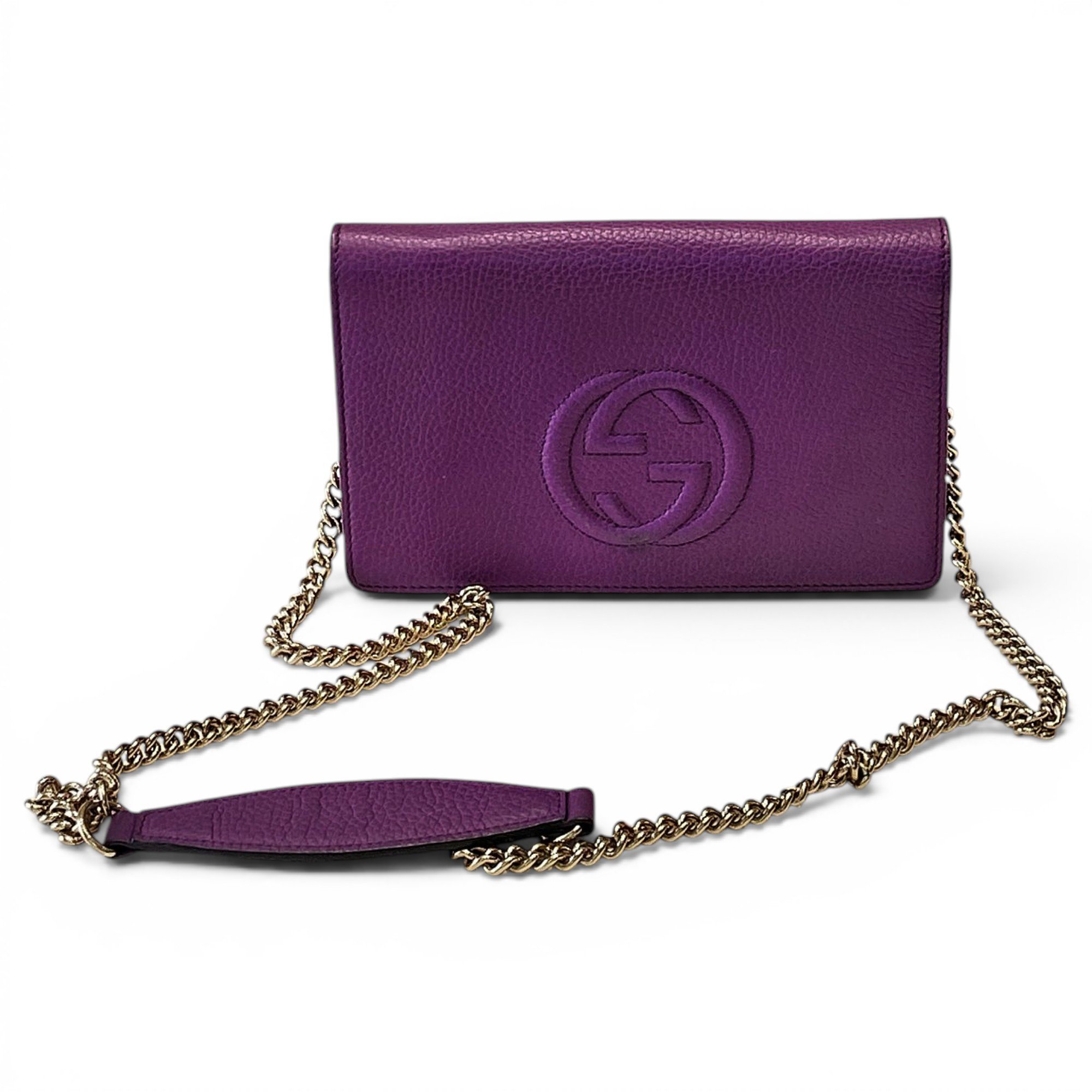 Soho Long Flap leather crossbody bag