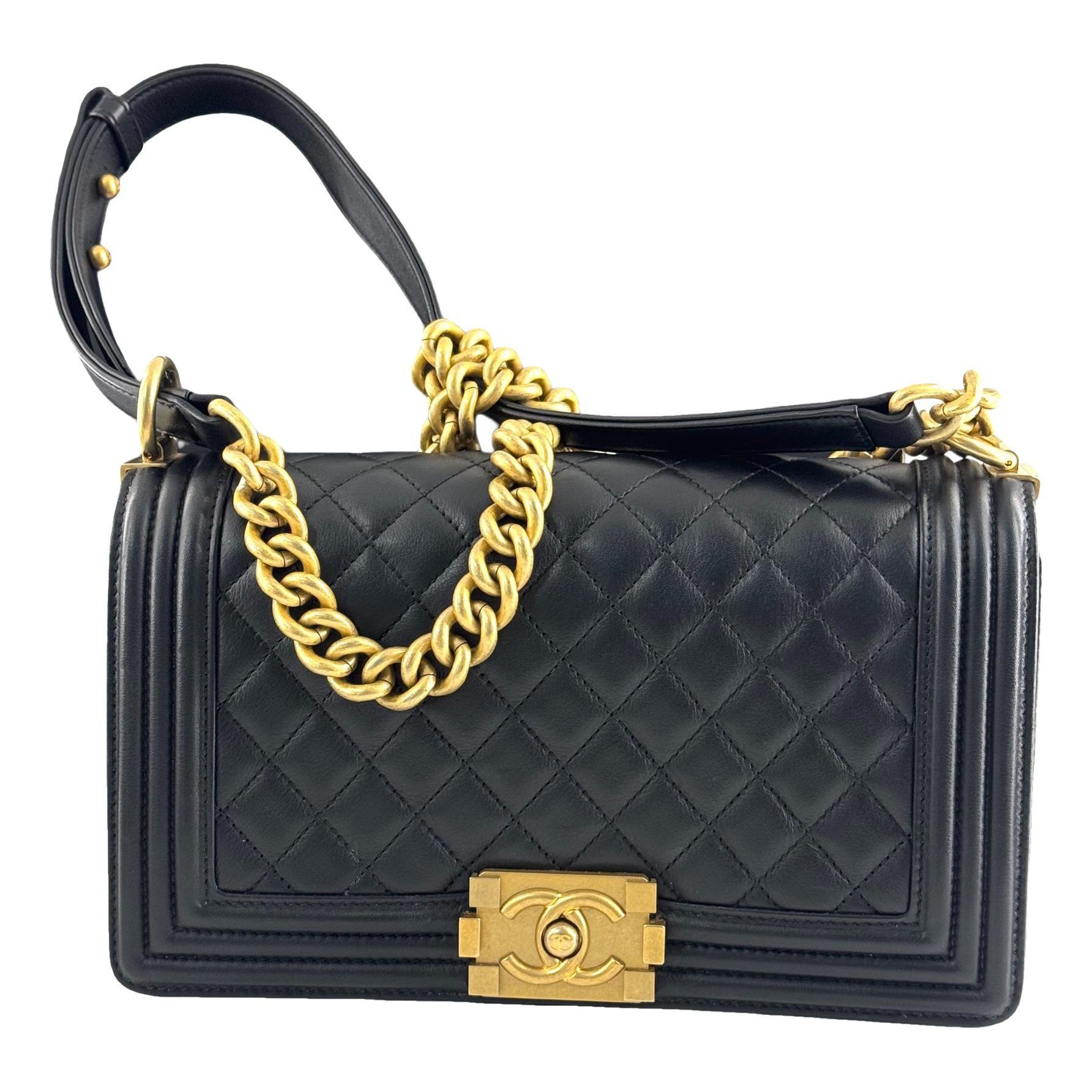 Boy leather crossbody bag