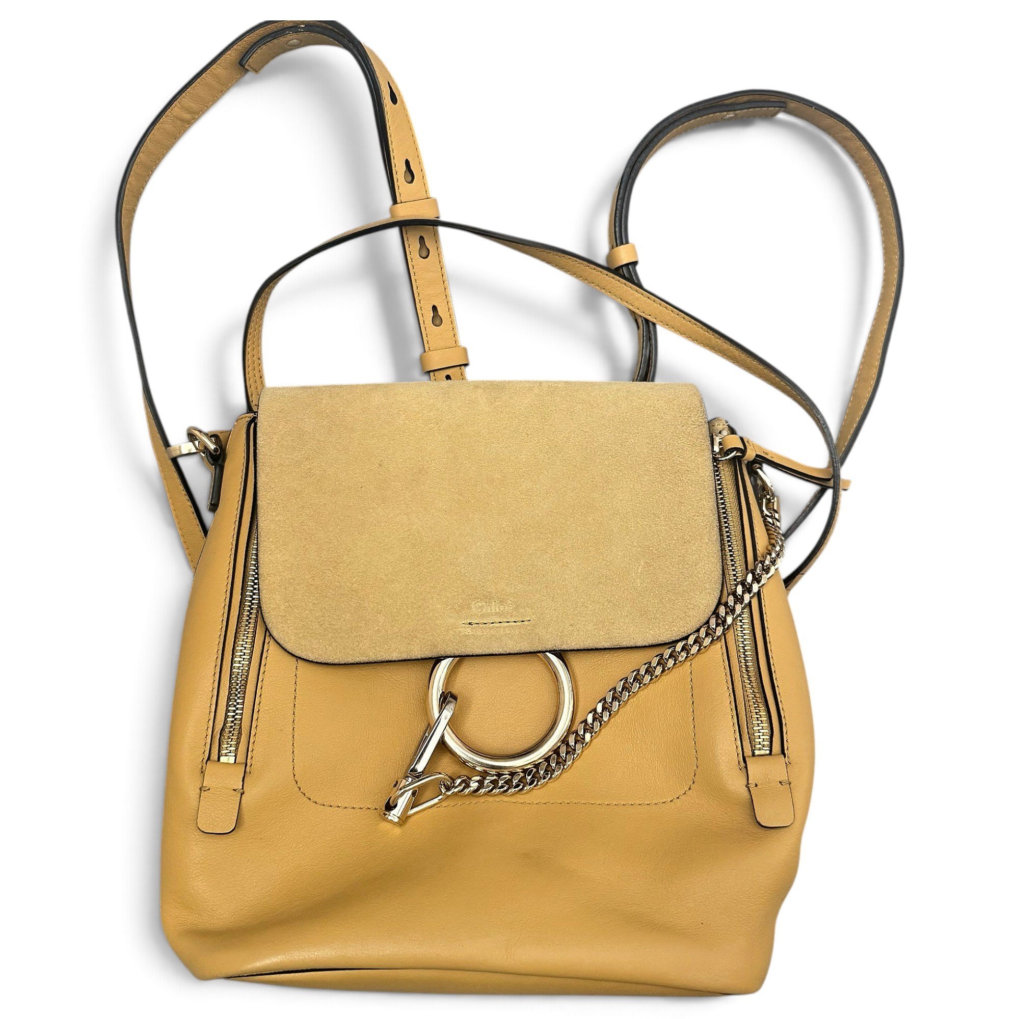 Faye leather backpack