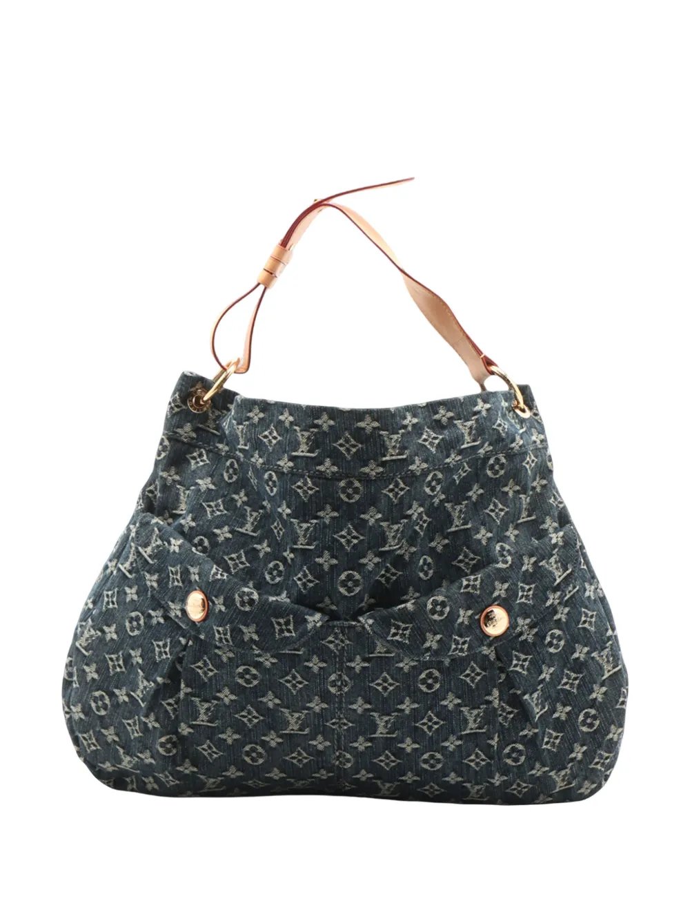 2011 Monogram Denim Daily GM hobo bag