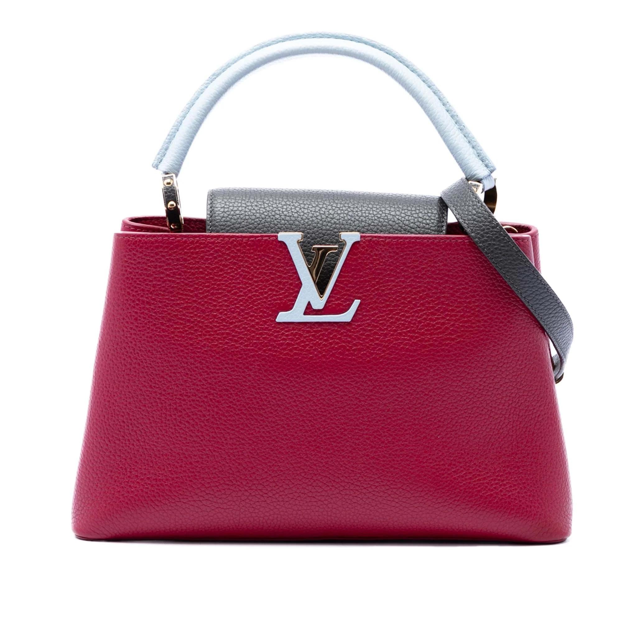 Capucines pony-style calfskin handbag