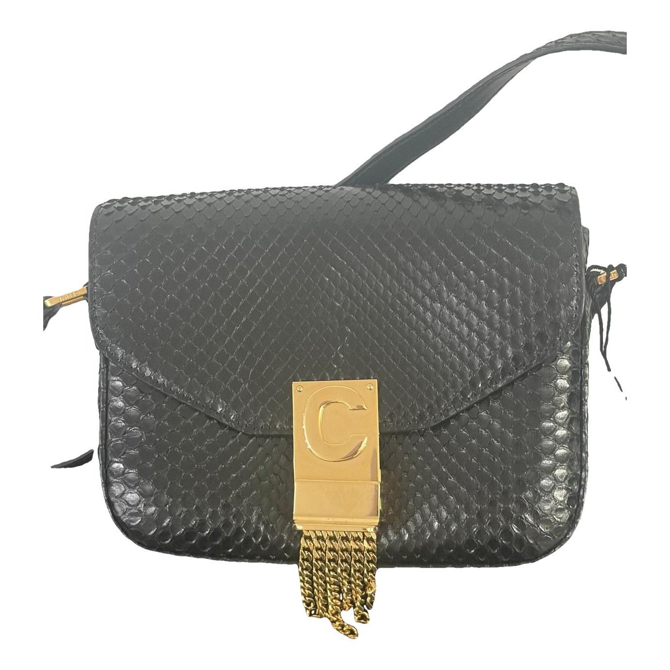 C bag leather crossbody bag