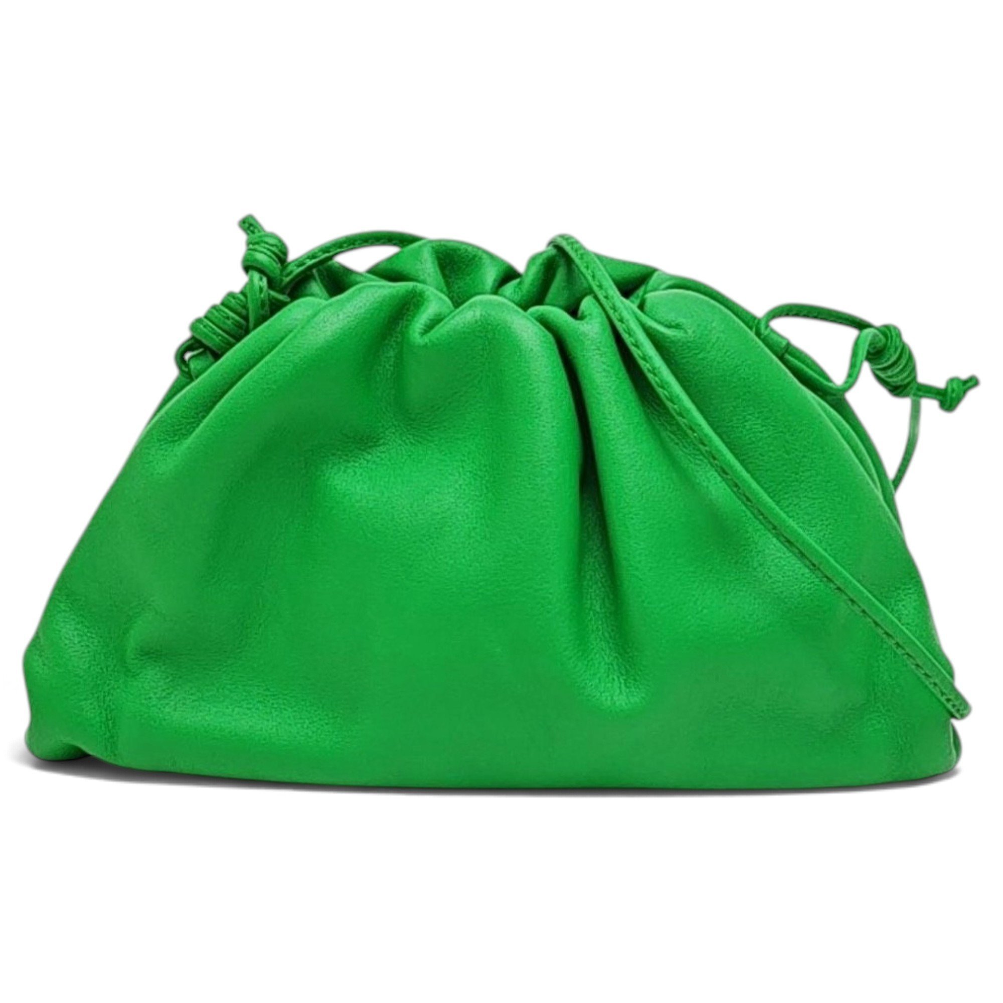 Pouch leather handbag
