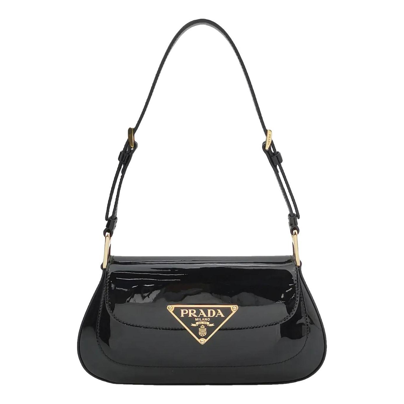 Cleo Flap patent leather handbag