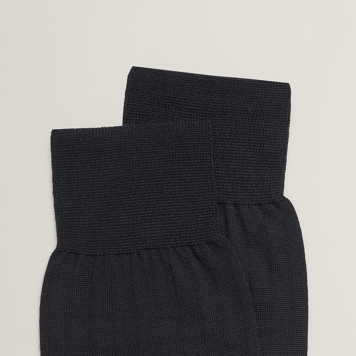 Marine "H" Embroidery Socks