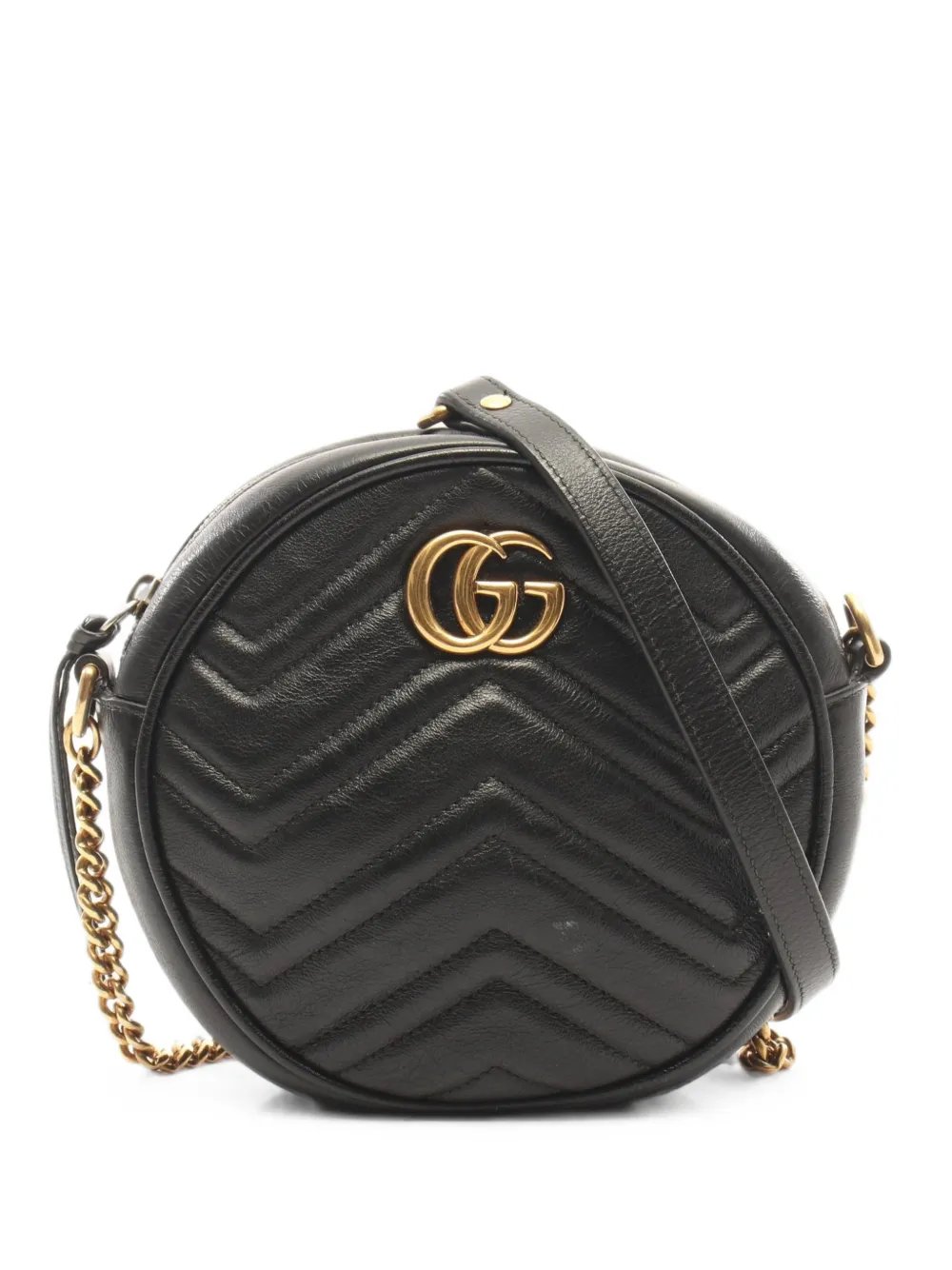 2000s GG Marmont round shoulder bag