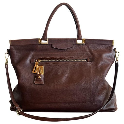 Leather handbag