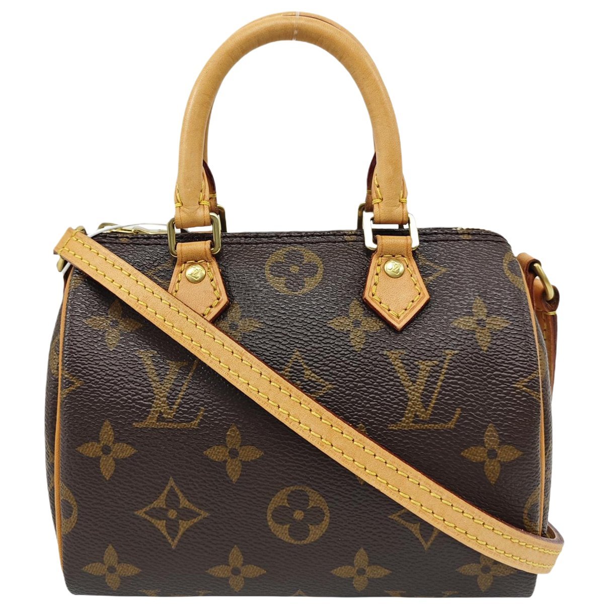 Nano Speedy / Mini HL leather handbag