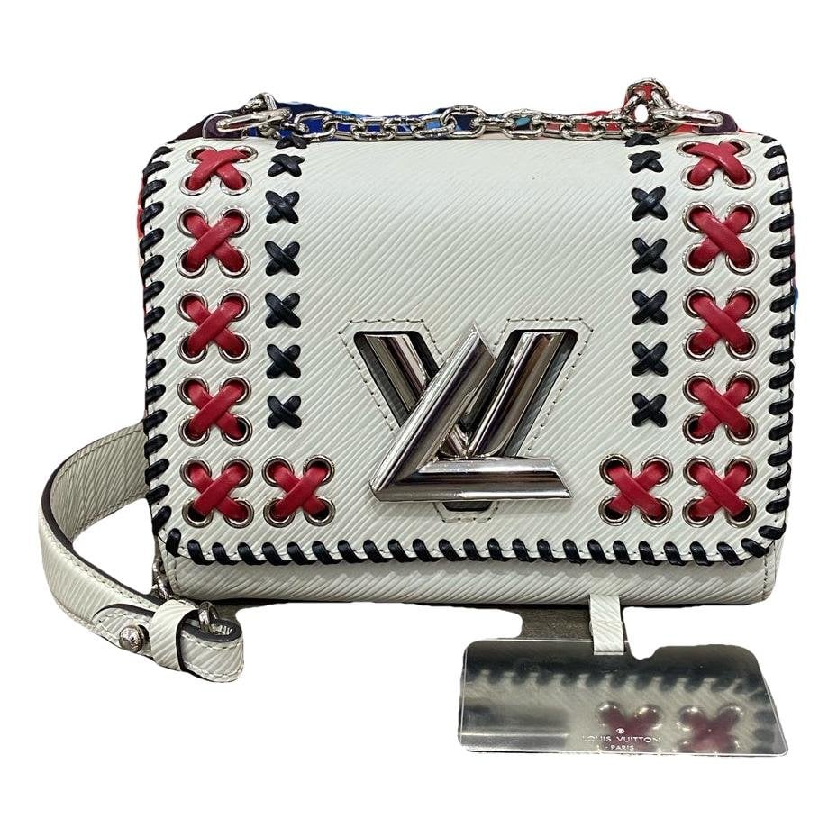 Twist leather handbag