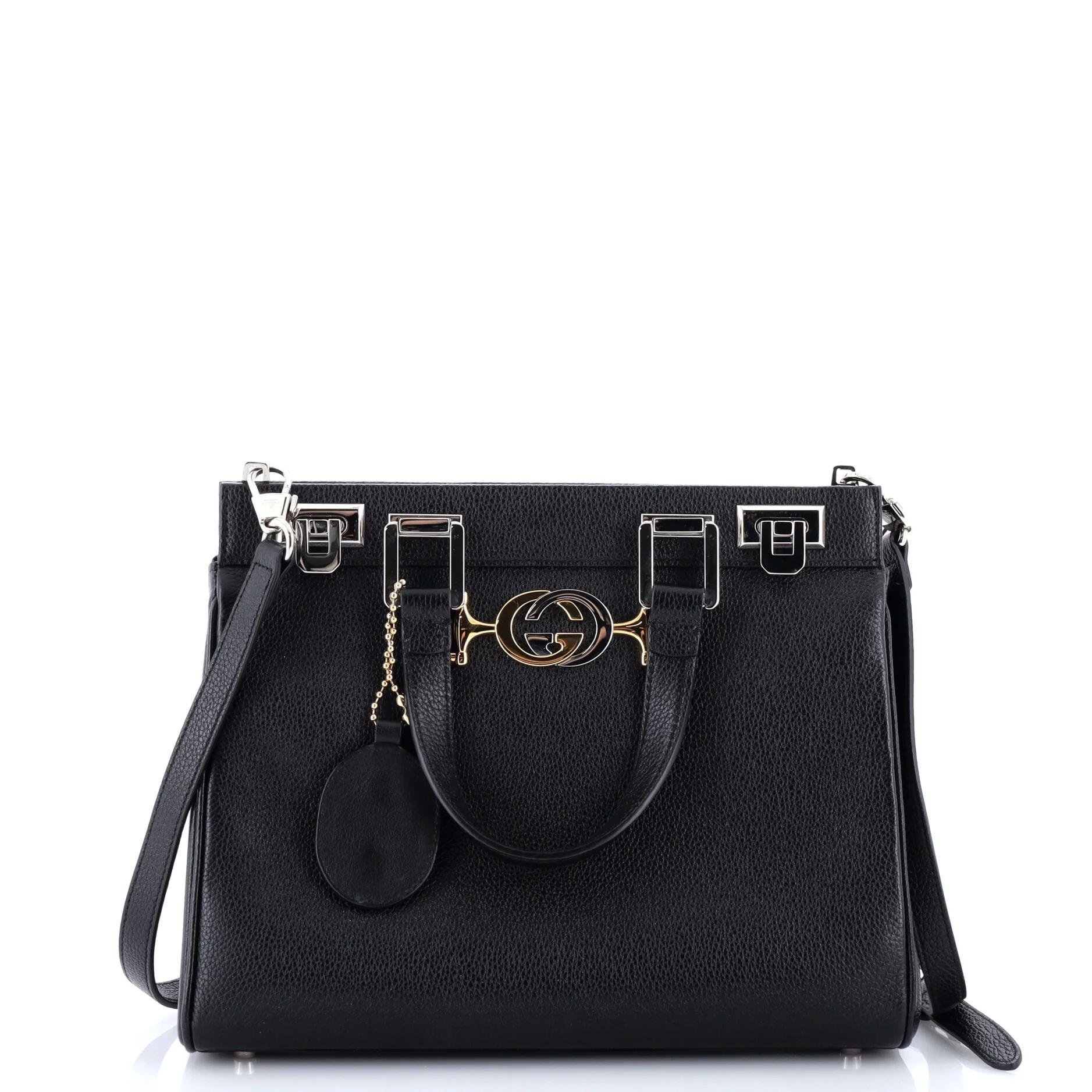 Zumi leather handbag