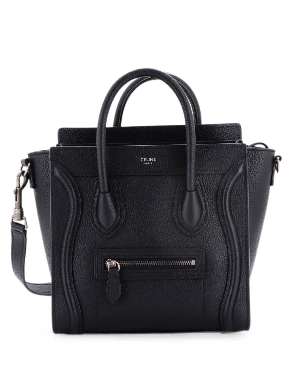 Luggage Bag Grainy Leather Nano crossbody bag