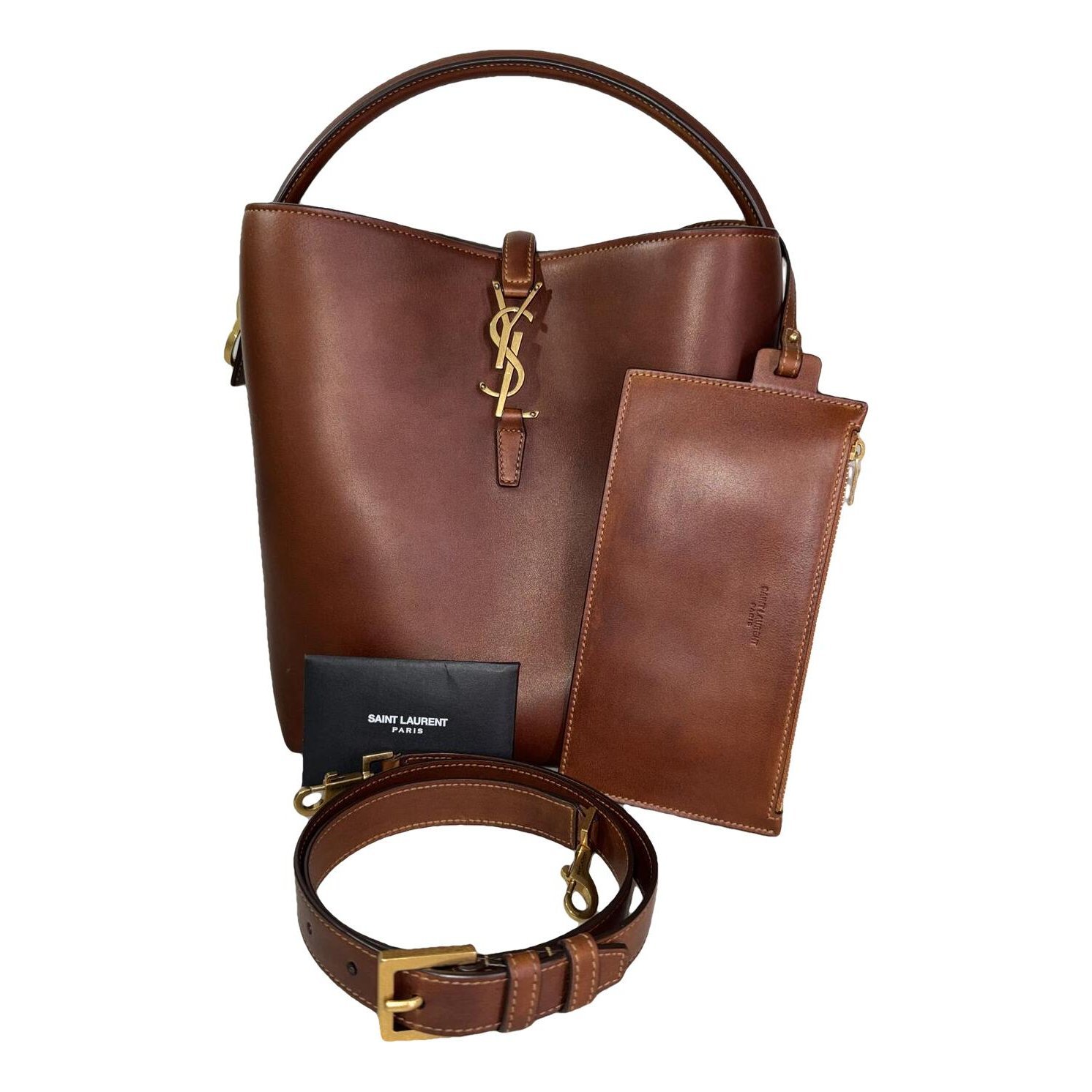 Leather tote