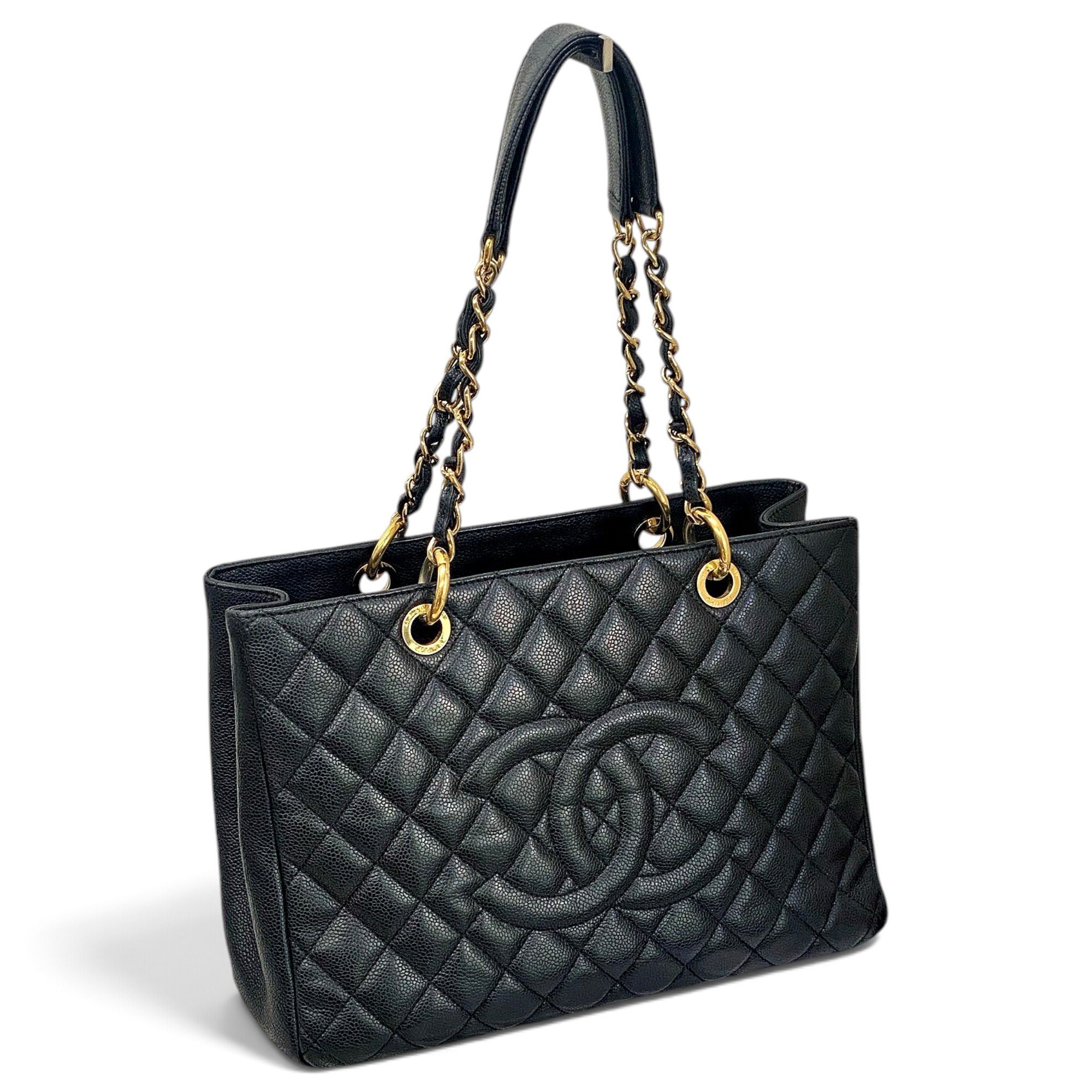 Grand shopping leather tote
