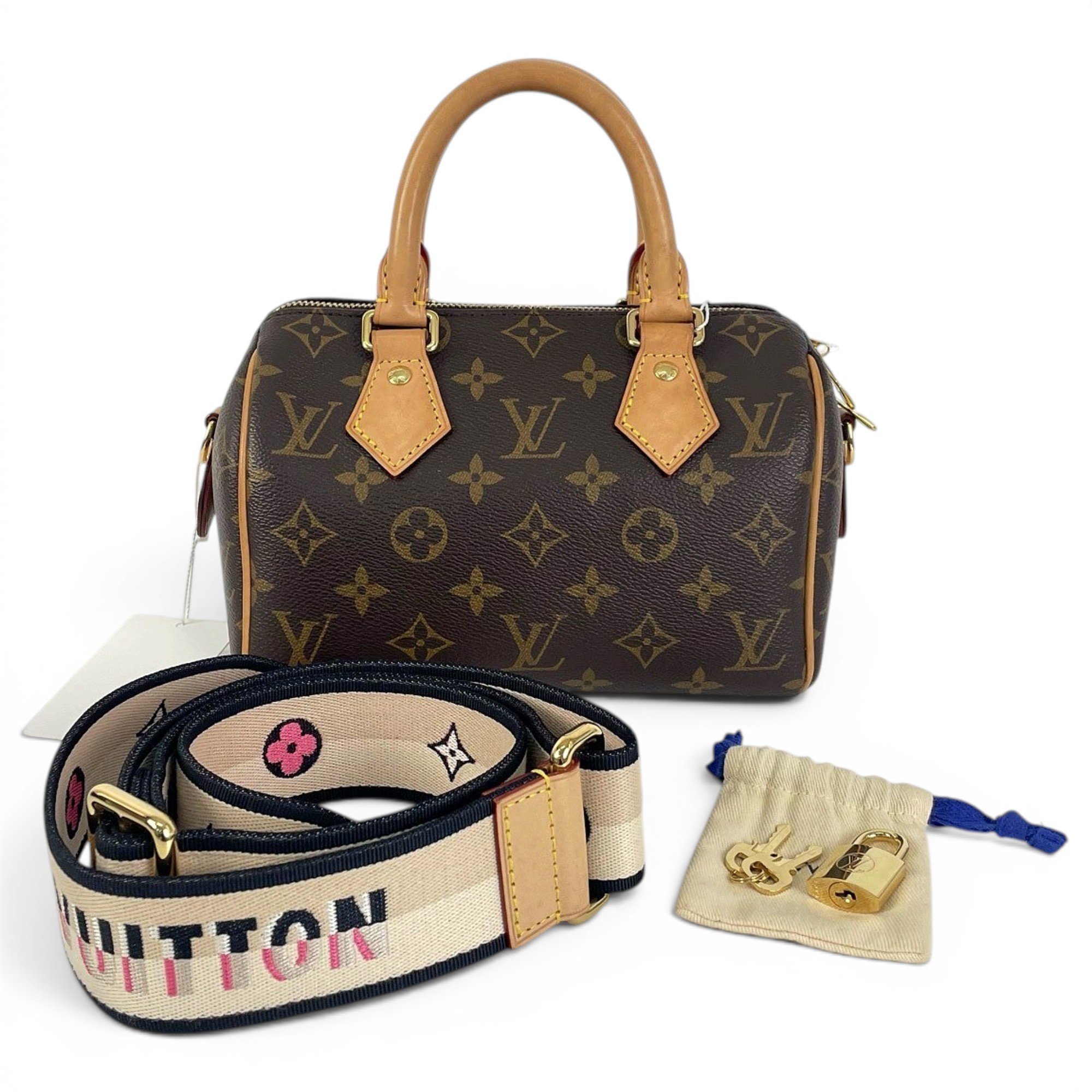 Speedy Bandoulière leather handbag