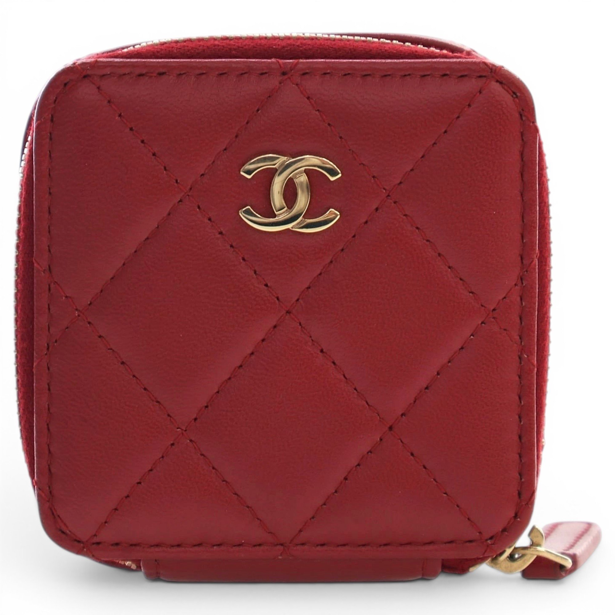 Leather clutch bag
