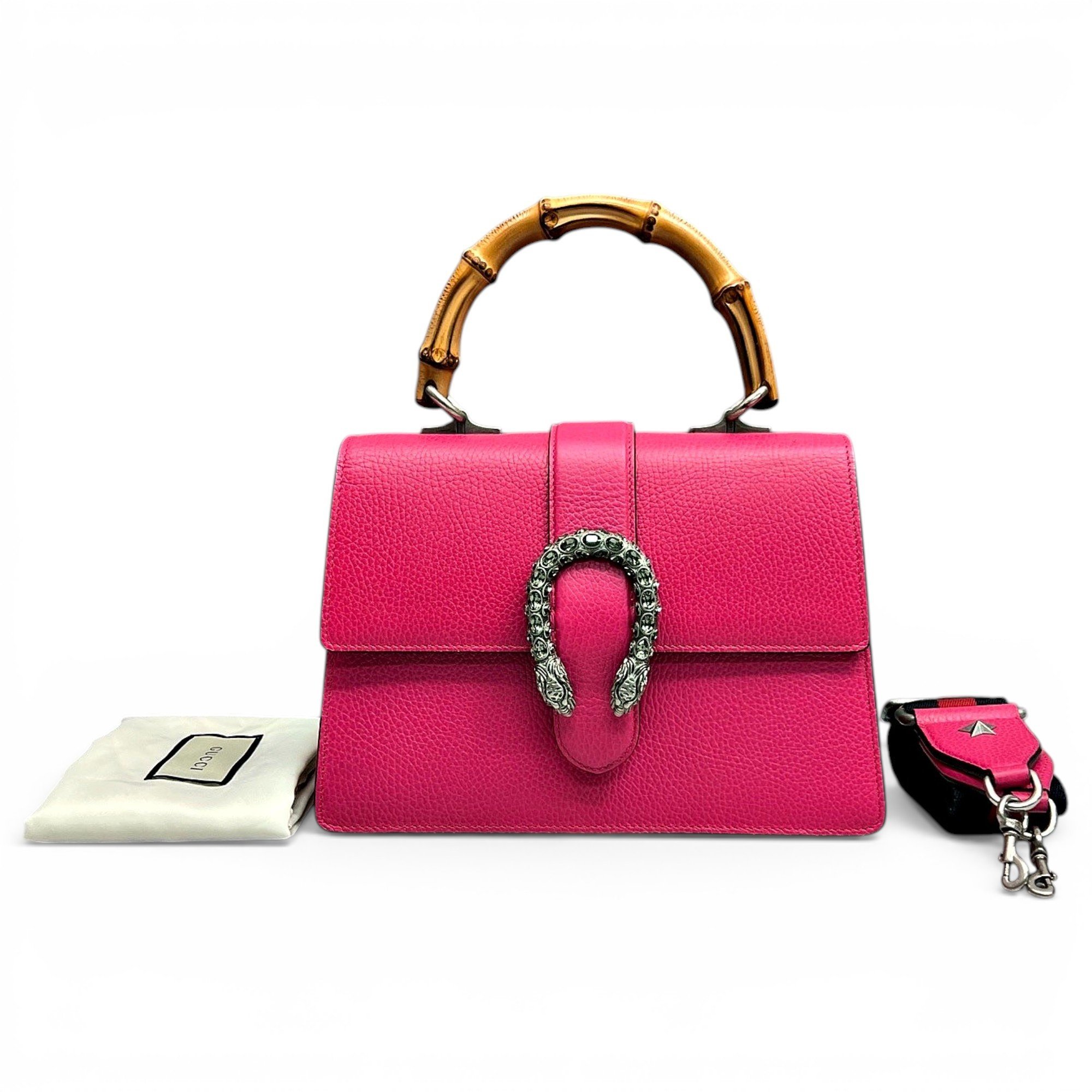 Dionysus Bamboo leather handbag