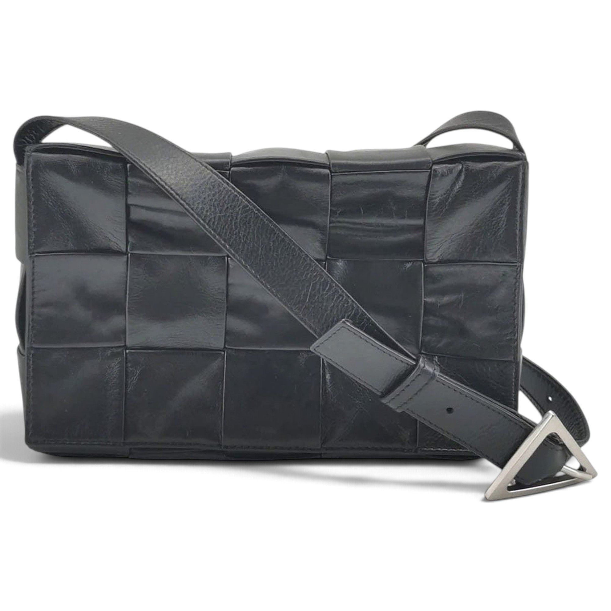 Brick Cassette leather handbag