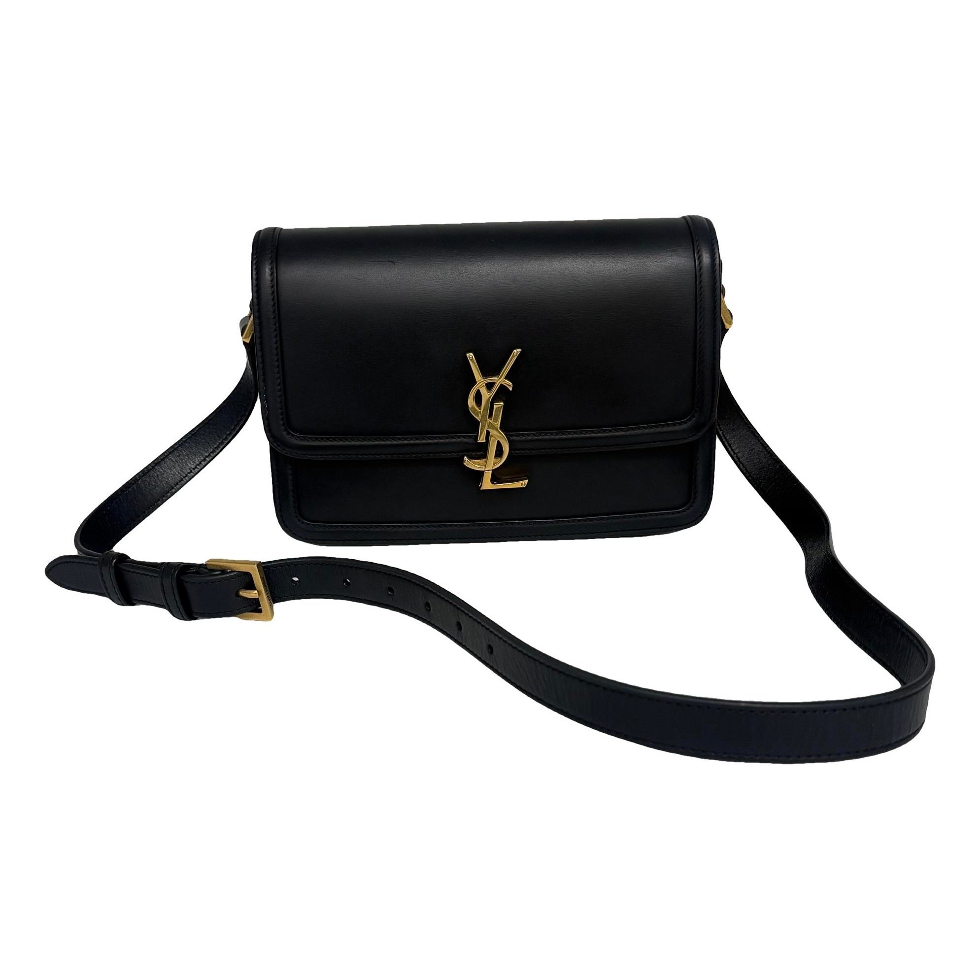 Solférino leather handbag