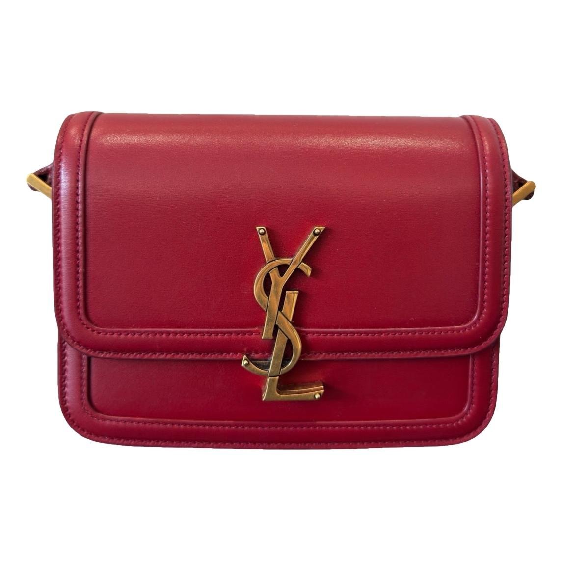 Solférino leather handbag