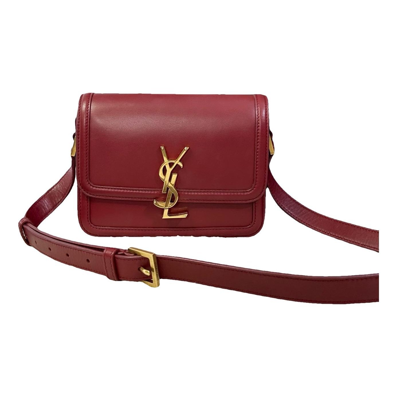 Solférino leather handbag