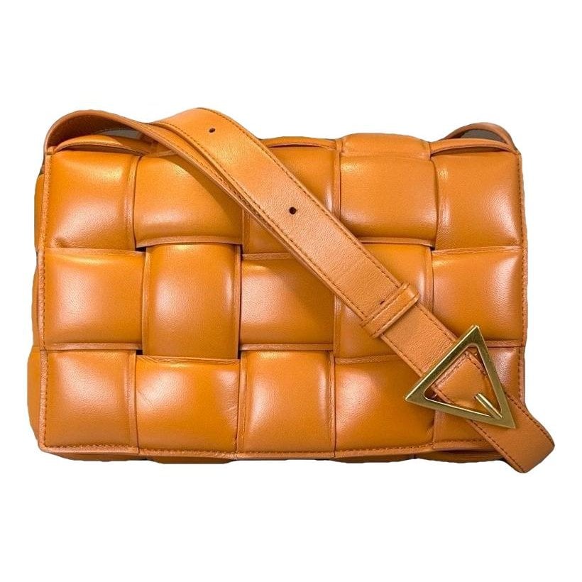 Cassette Padded leather handbag