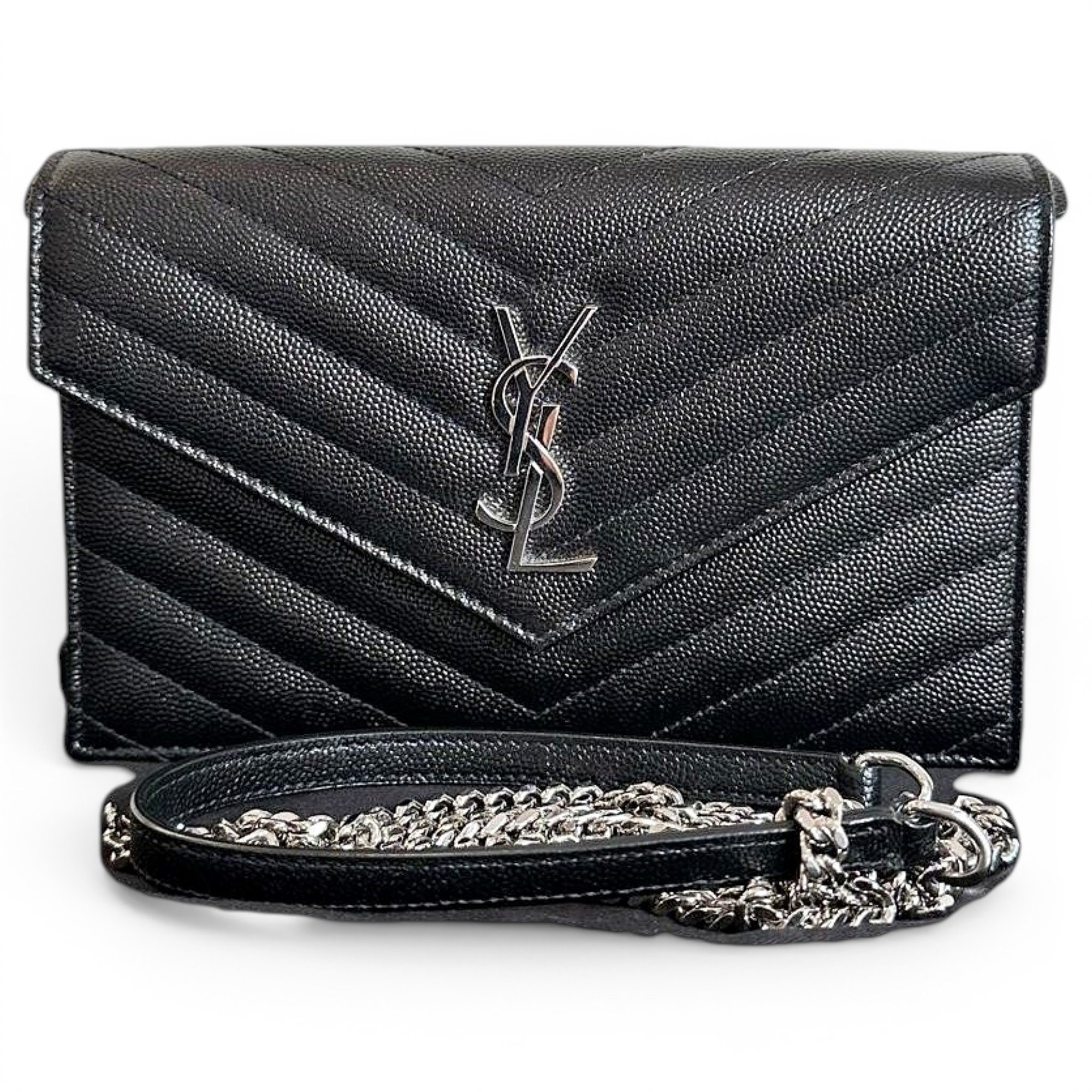 Portefeuille enveloppe leather handbag