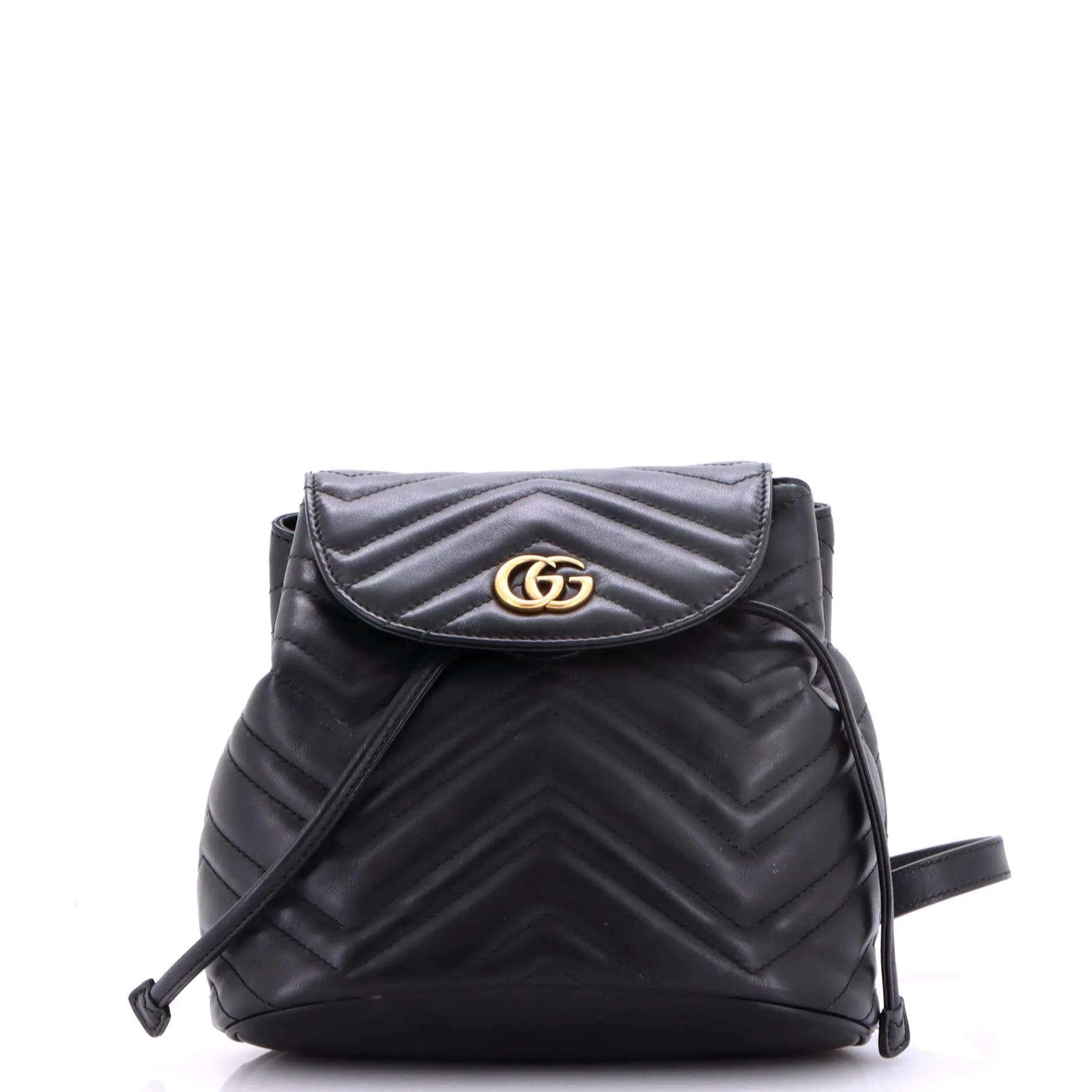 Leather backpack