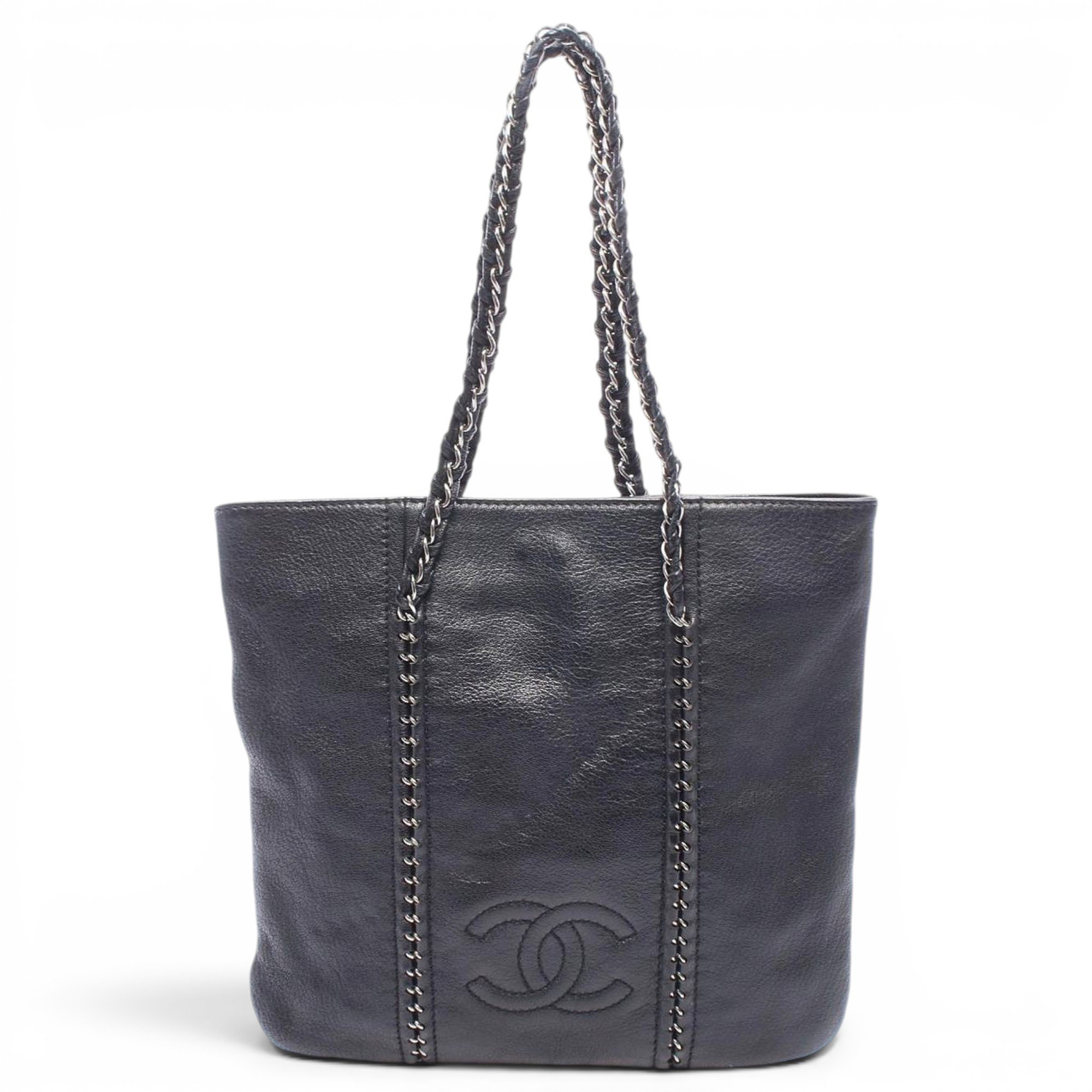 Leather tote