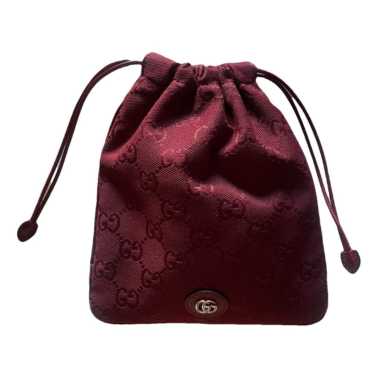 Leather clutch bag