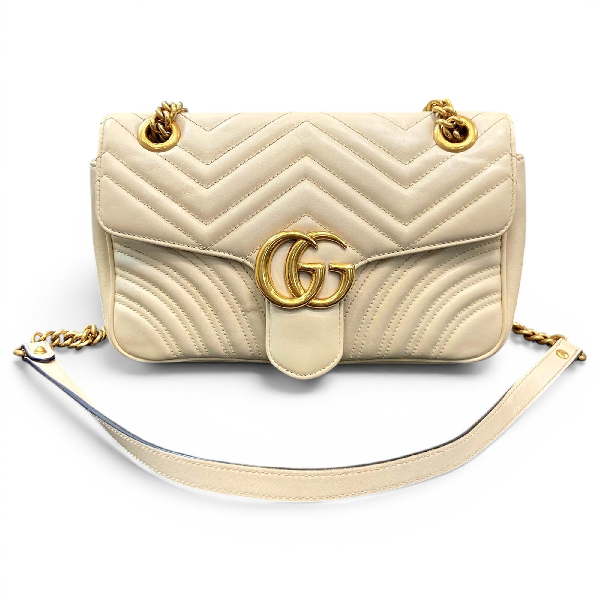 GG Marmont Flap leather handbag