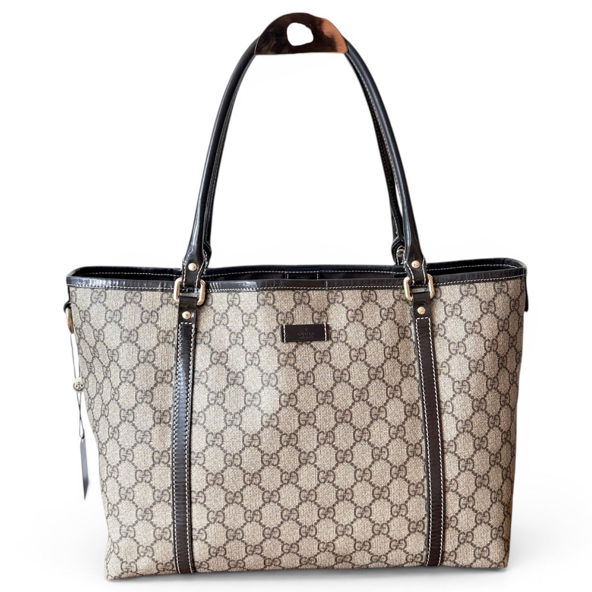 Leather tote