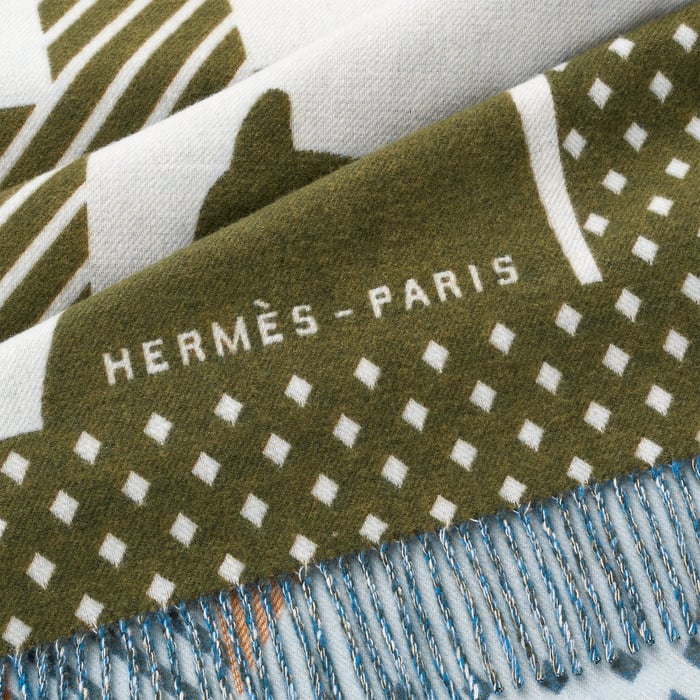 Vert Anglais Les Objets Du Faubourg Blanket