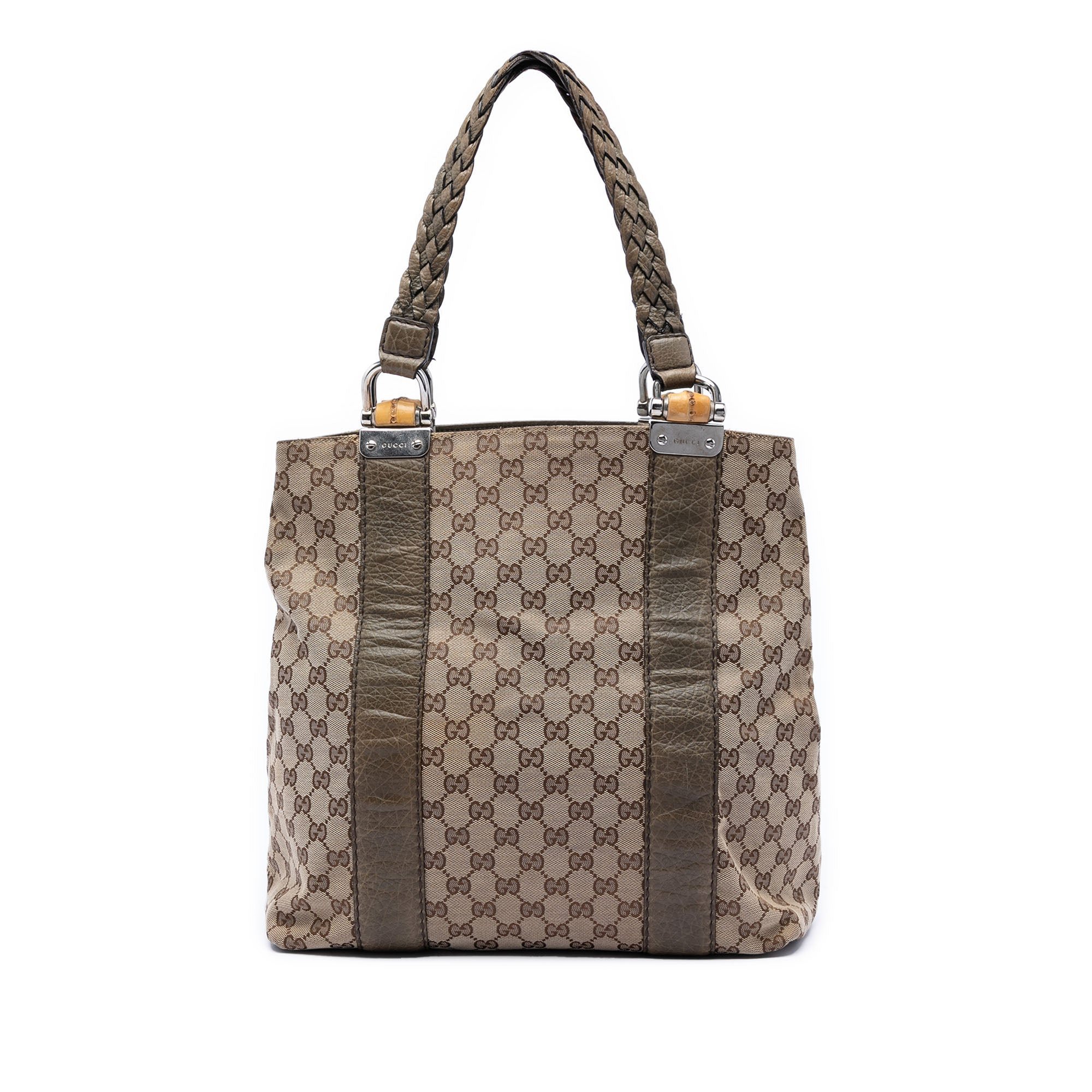 Bamboo leather tote