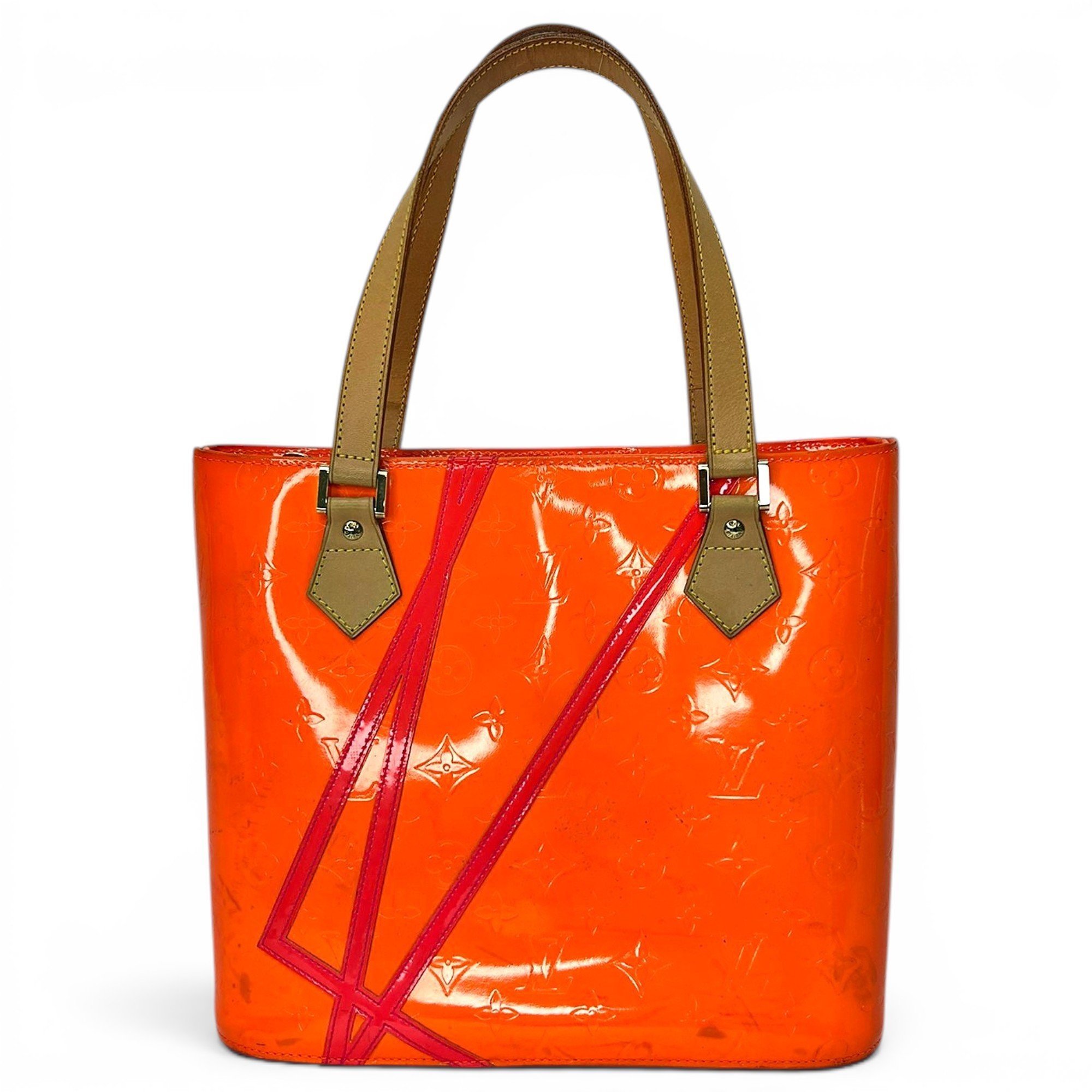 Houston patent leather handbag