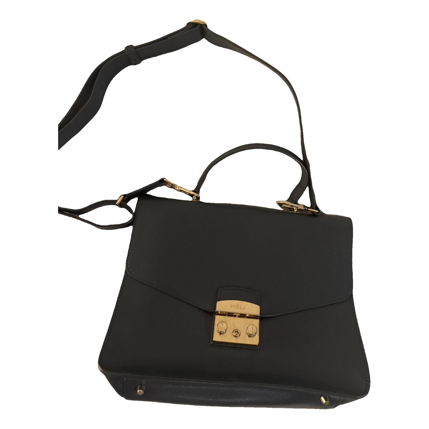 Metropolis leather crossbody bag