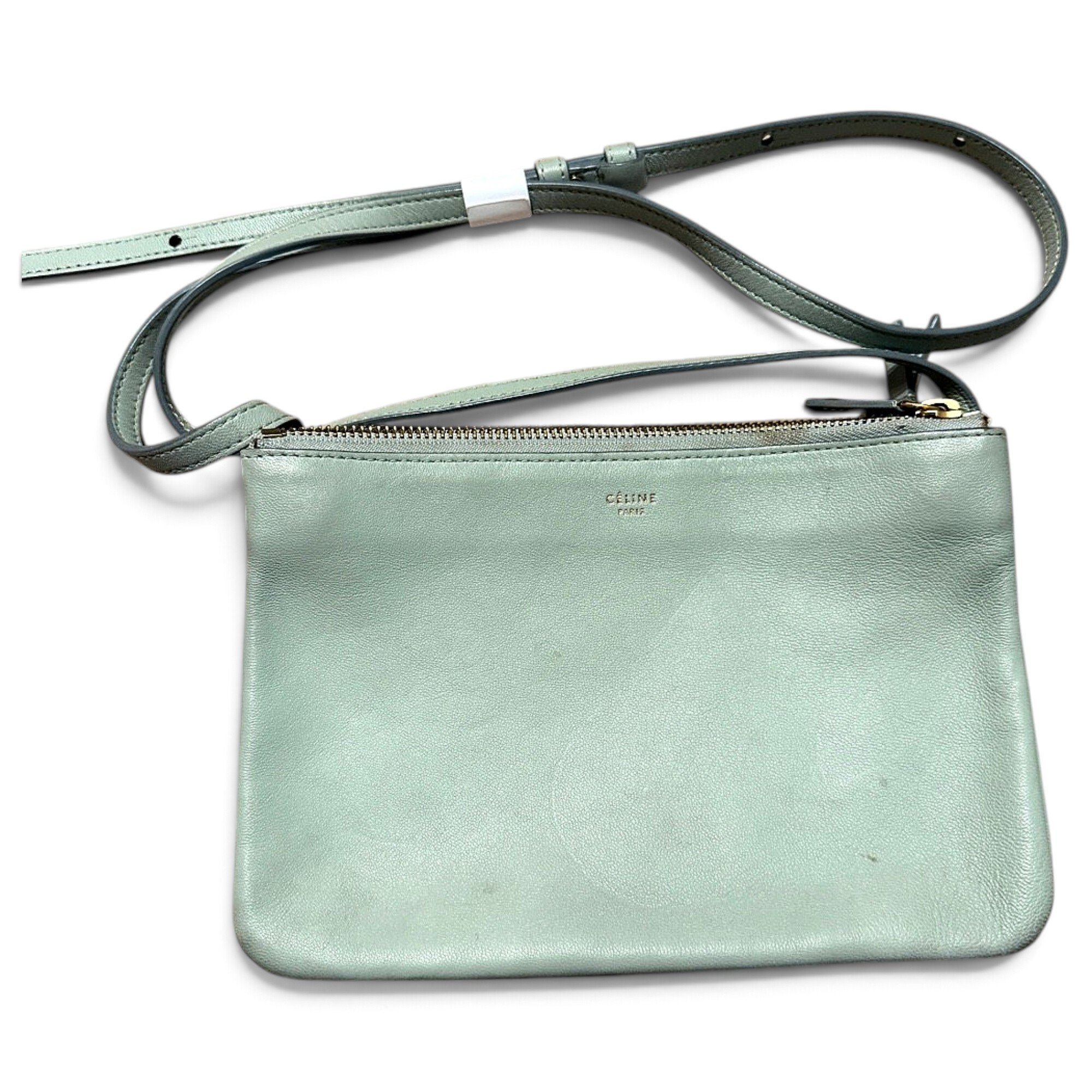Trio leather crossbody bag