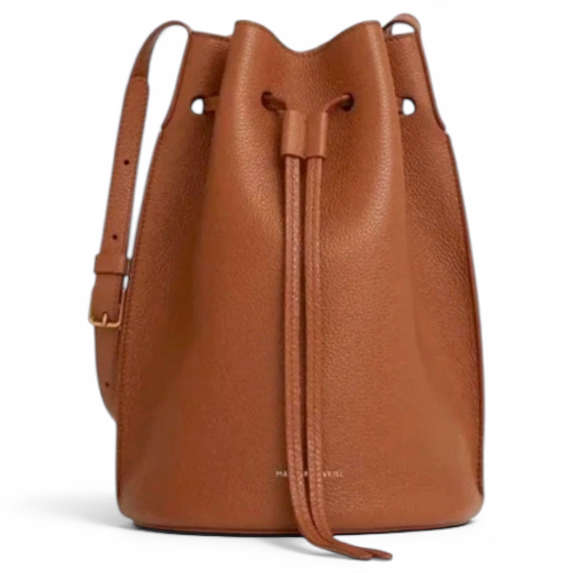 Bucket leather bag