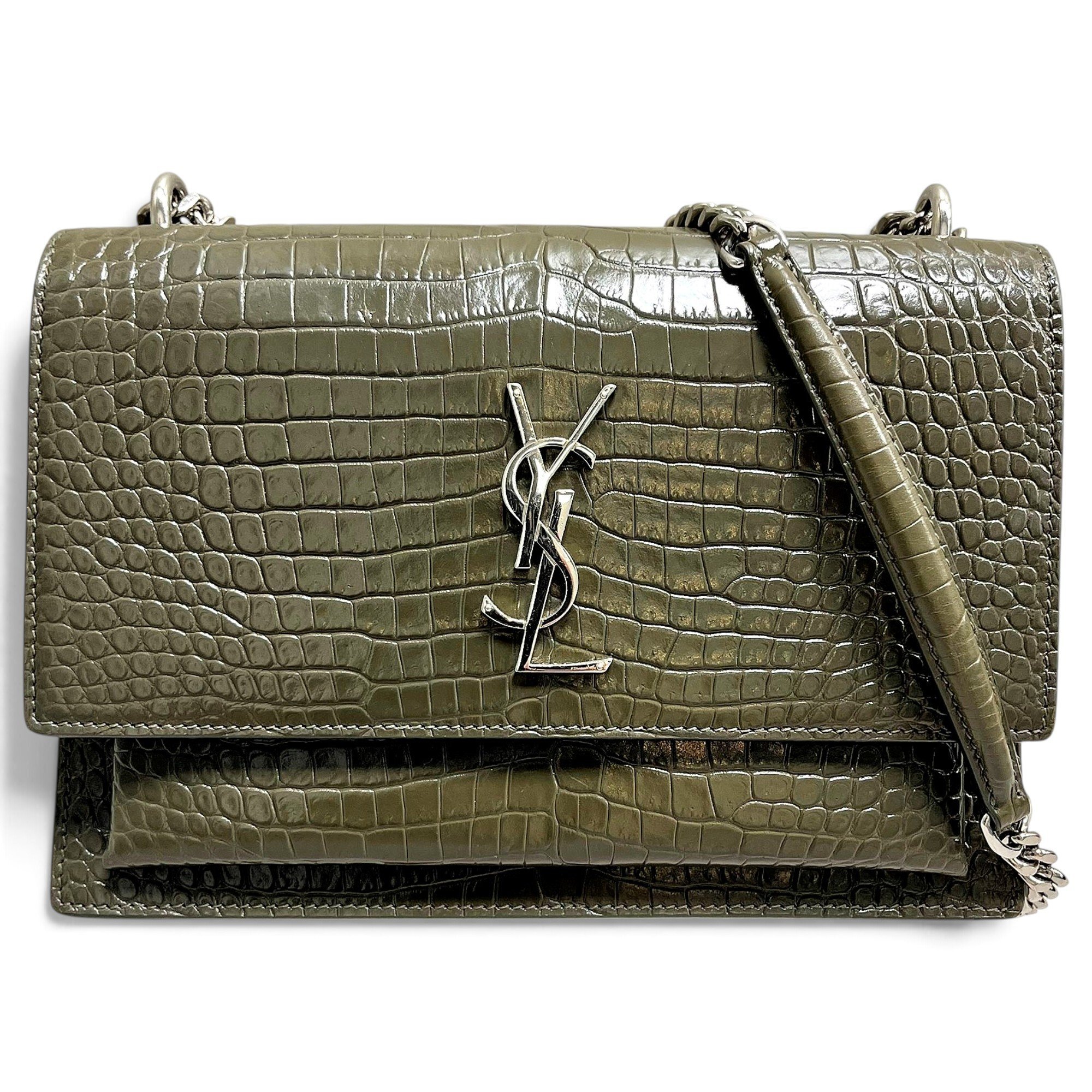 Sunset leather handbag