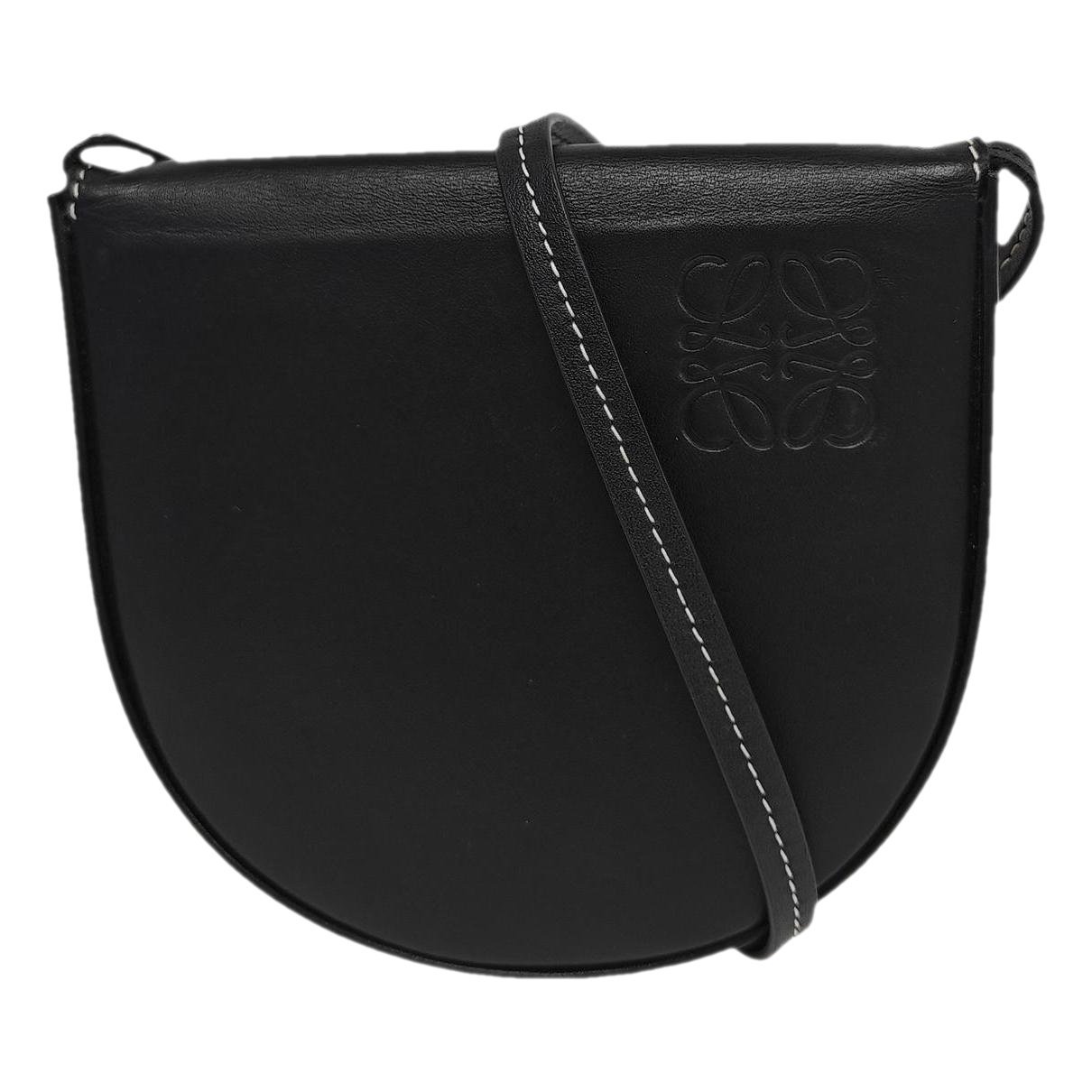 Heel leather crossbody bag