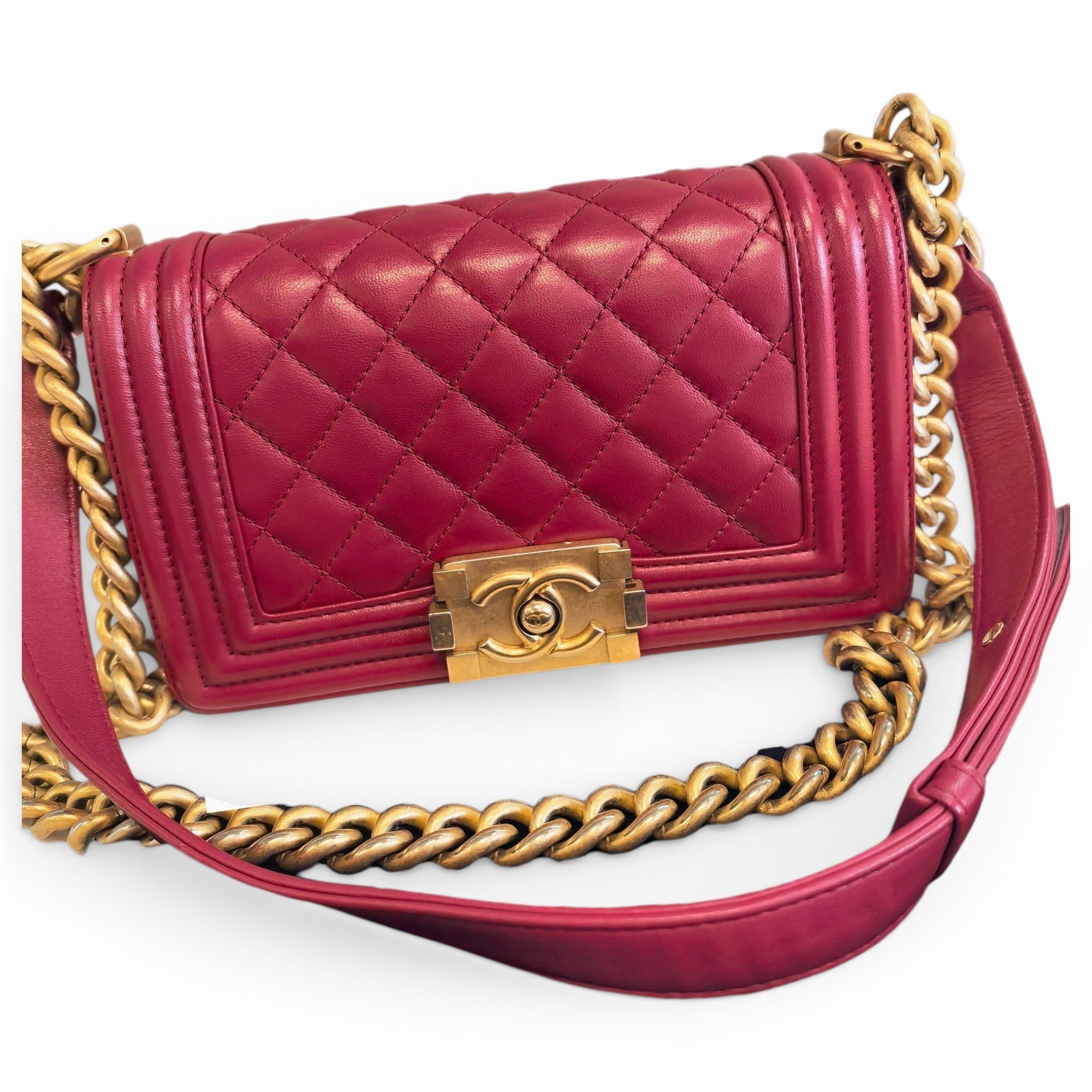 Boy leather handbag