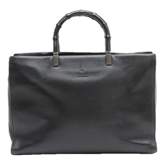 Bamboo leather tote
