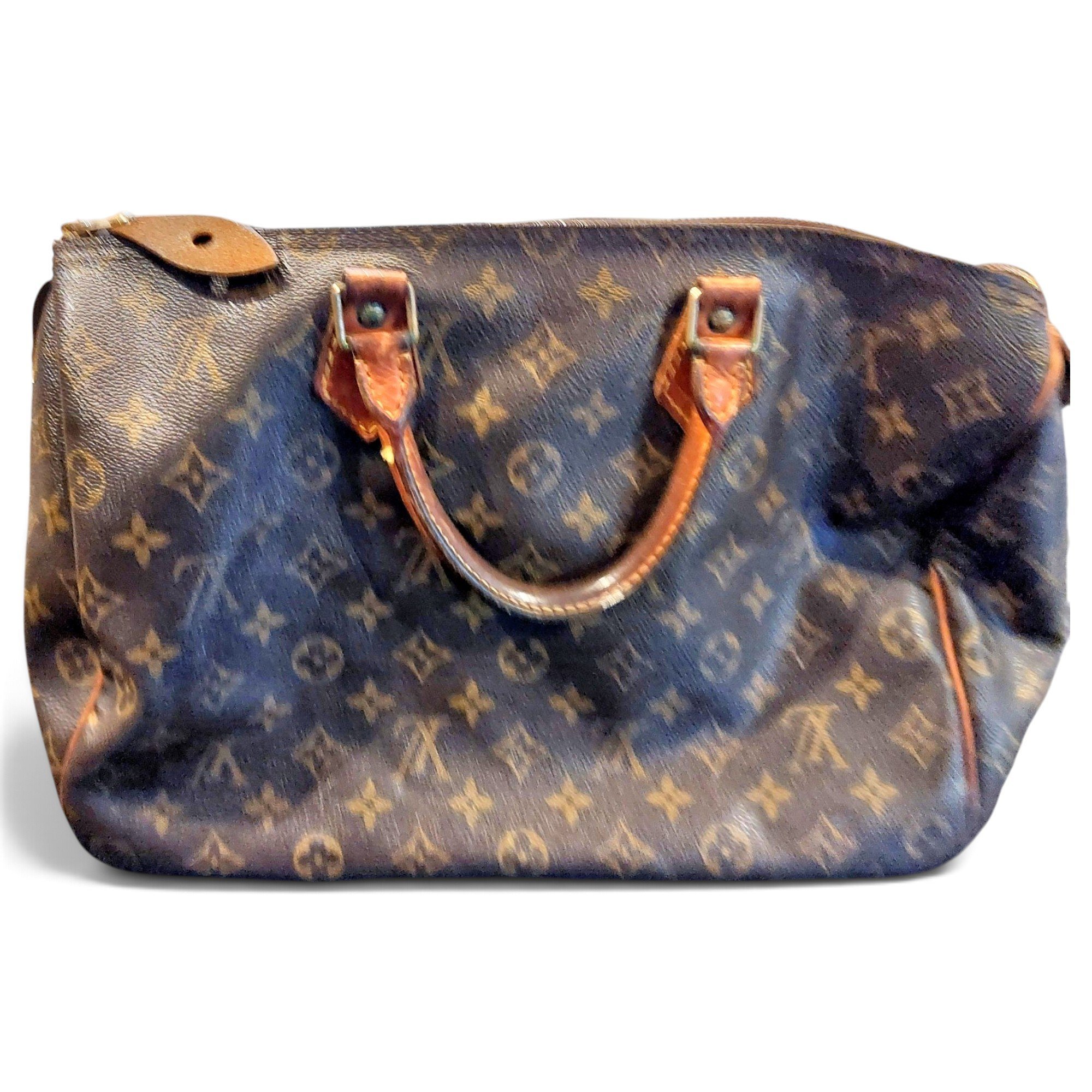 Speedy leather handbag