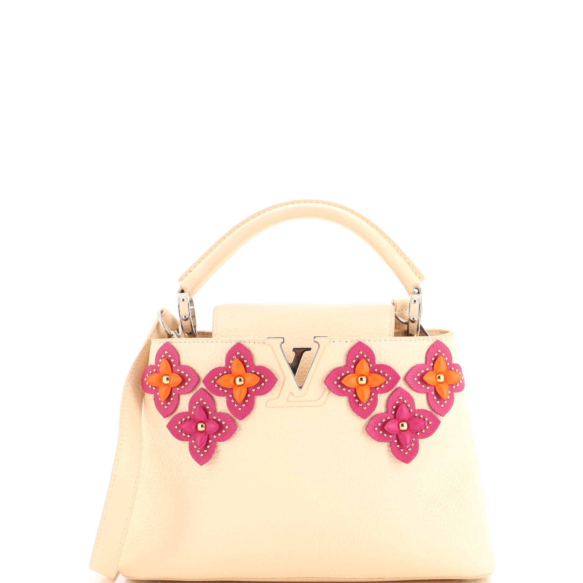 Capucines Bag Leather with Embellished Detail BB