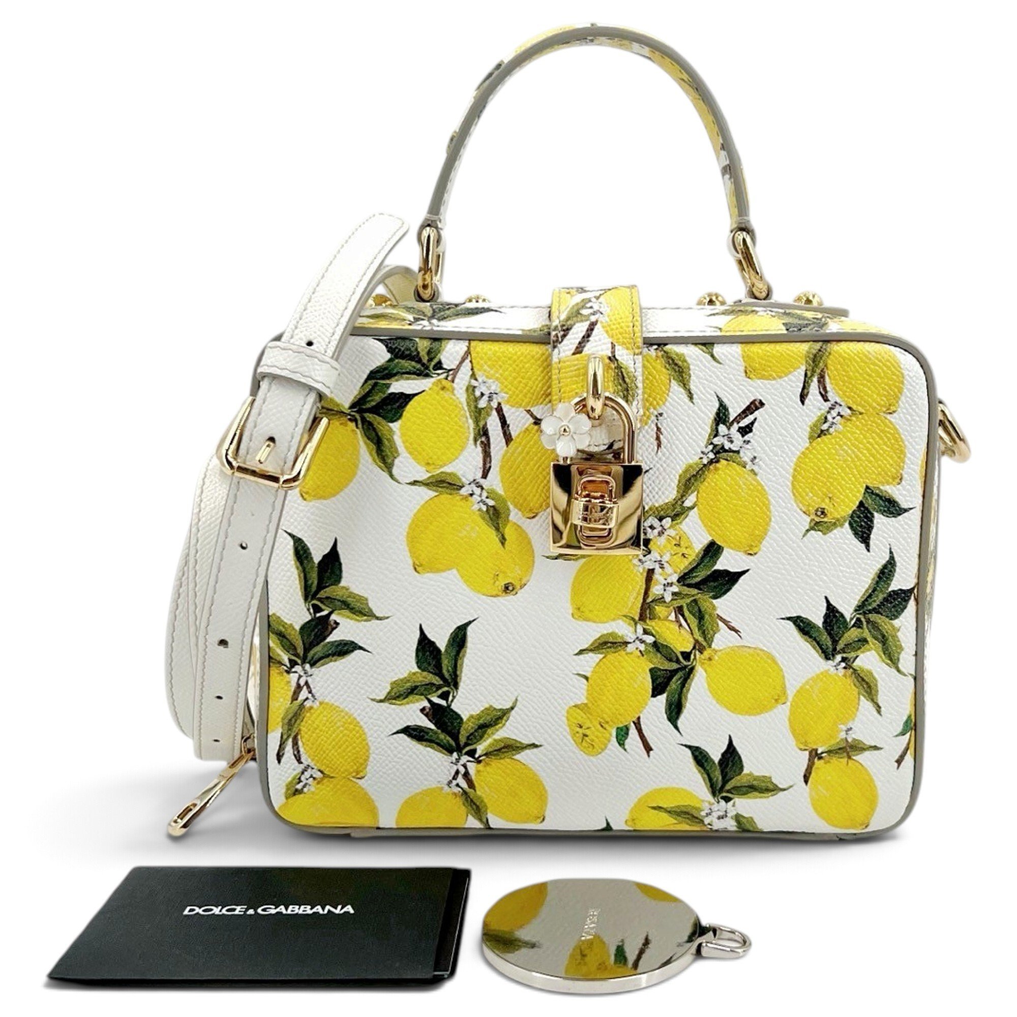 Dolce Box leather crossbody bag